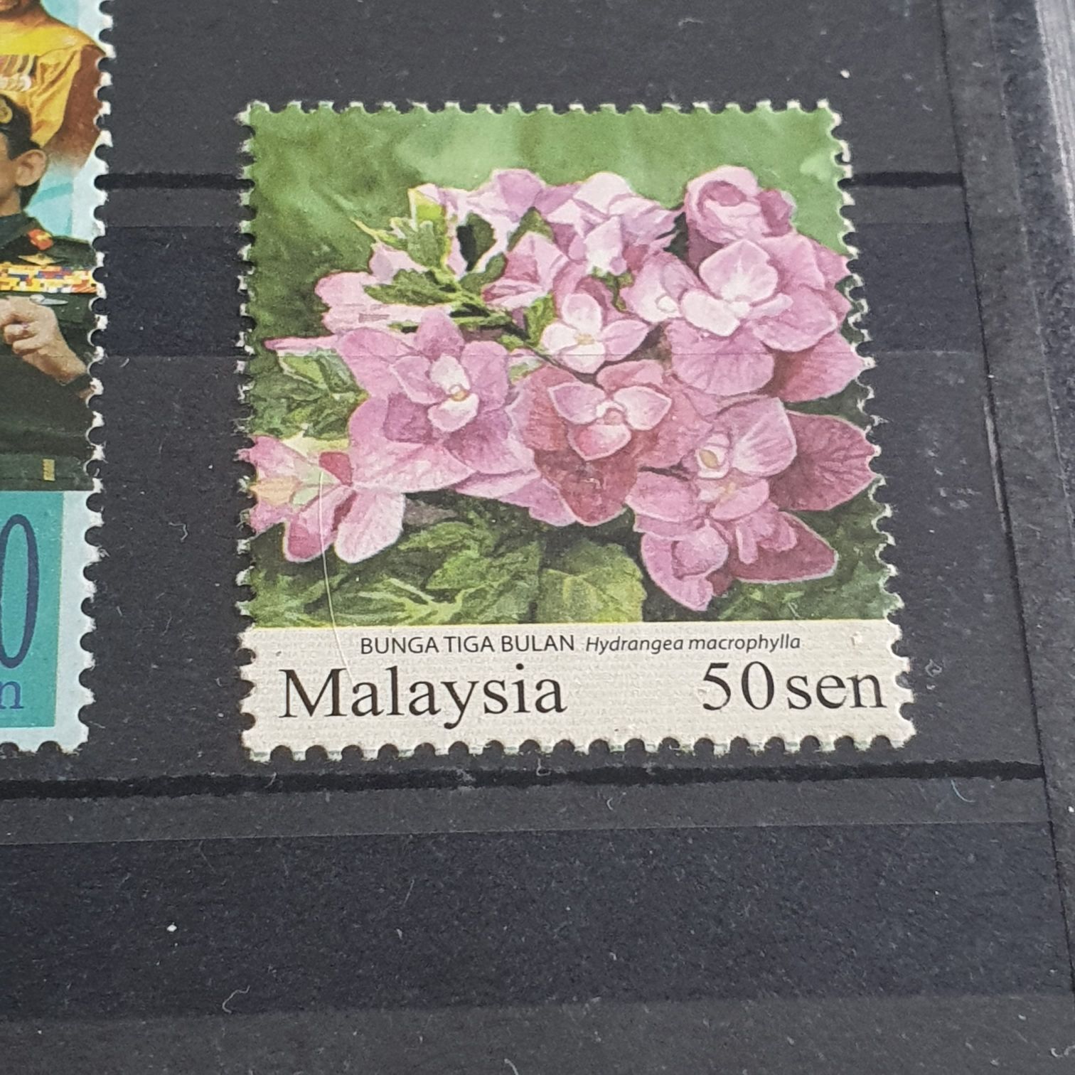 Bunga Tiga  stamp collectible - Main Image 2