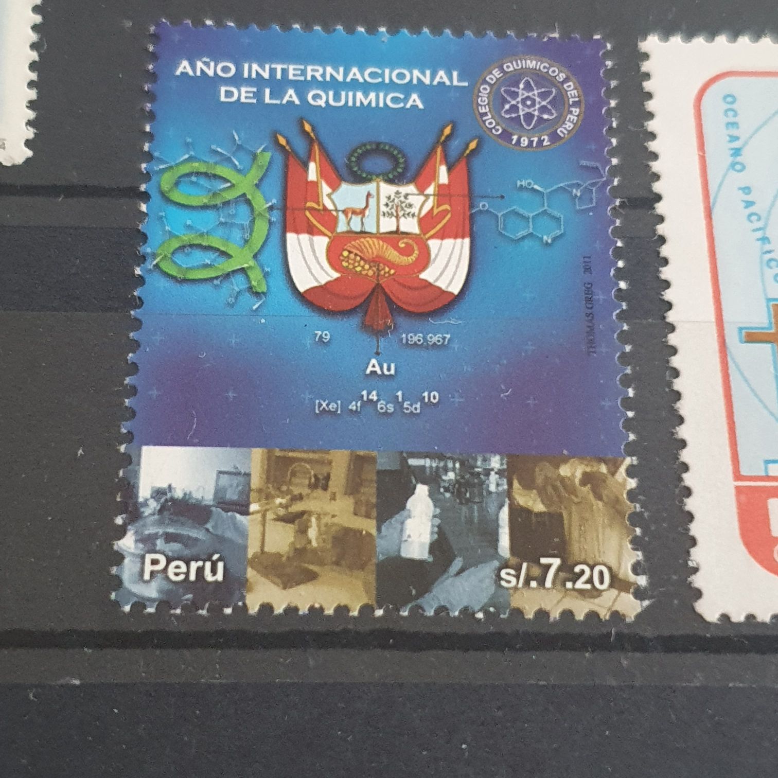 Año Internacional De La Química  stamp collectible - Main Image 2