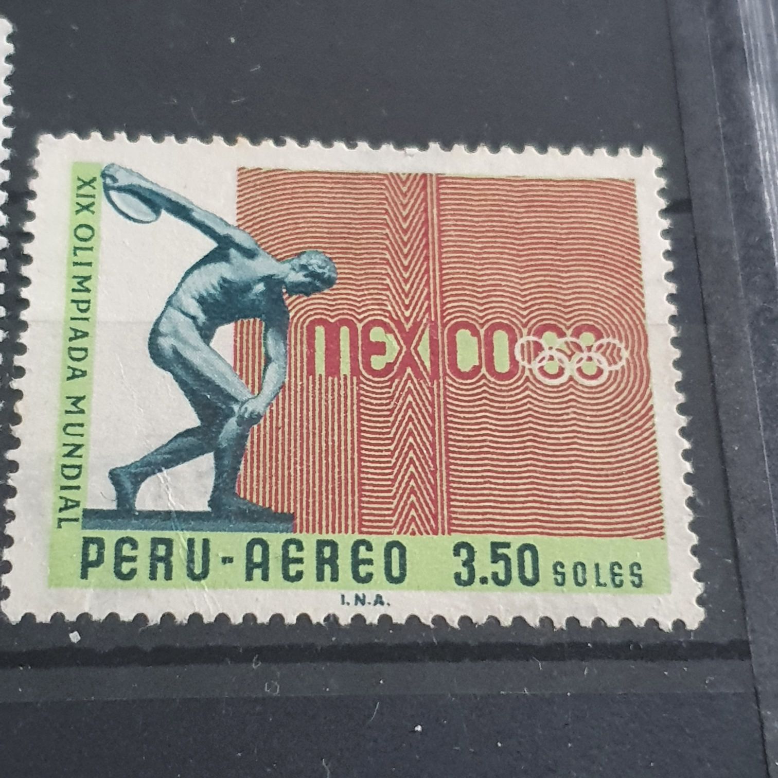 México 68  stamp collectible - Main Image 2