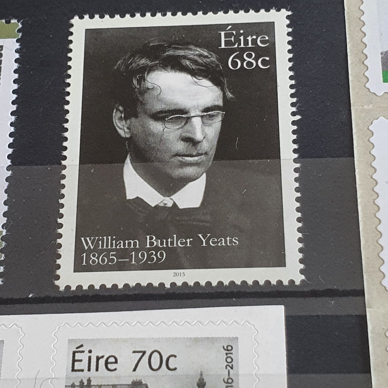 William Butler Yeats  stamp collectible - Main Image 2