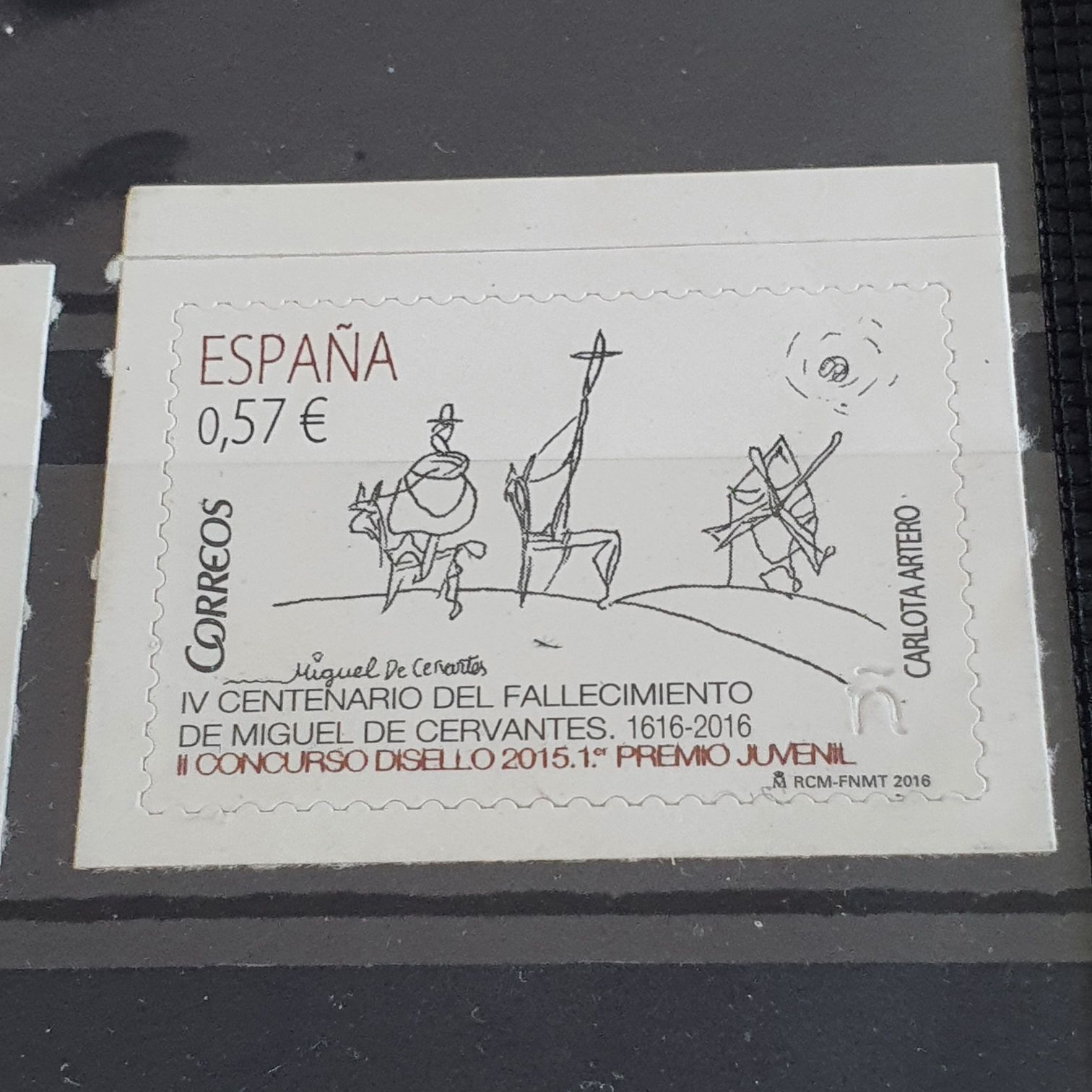 IV Centenario Del Fallecimiento De Miguel De Cervantes  stamp collectible - Main Image 2