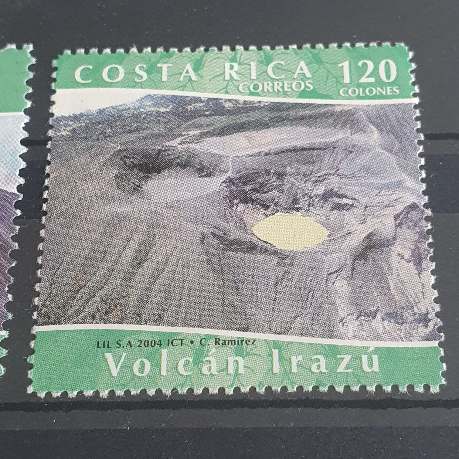 Volcan Irazu  stamp collectible - Main Image 2