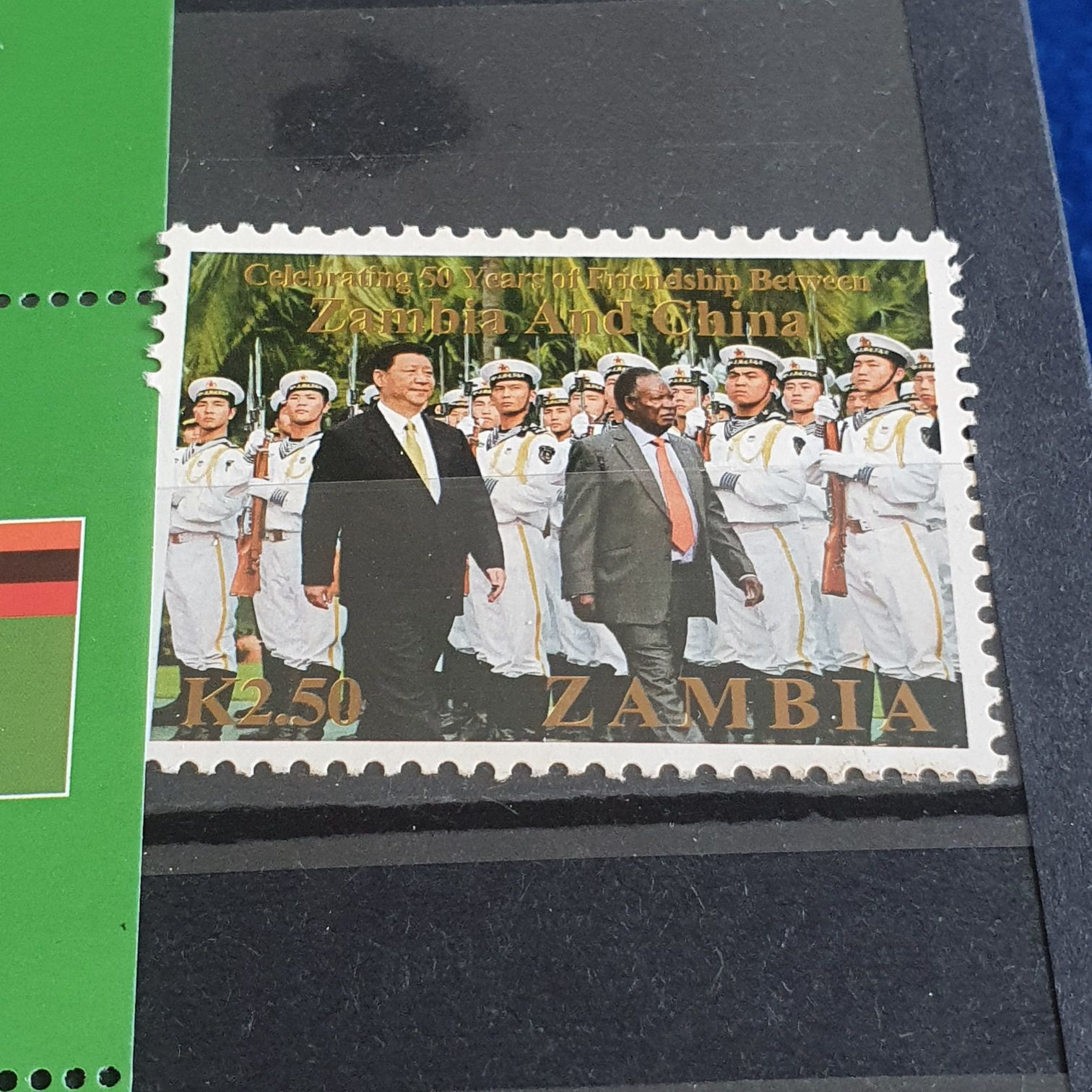Zambia And China  stamp collectible - Main Image 2