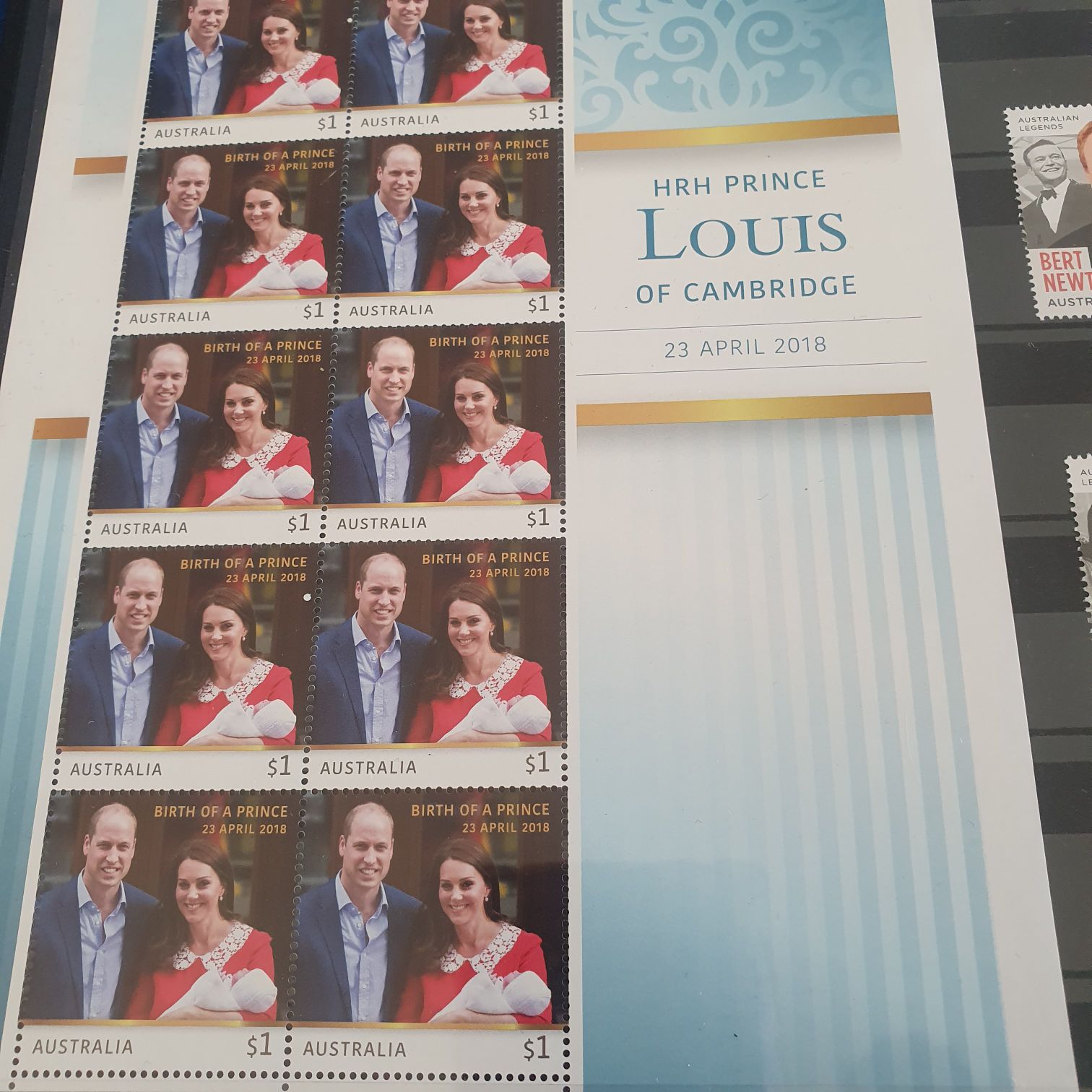 HRH PRINCE LOUIS OF CAMBRIDGE  stamp collectible - Main Image 2