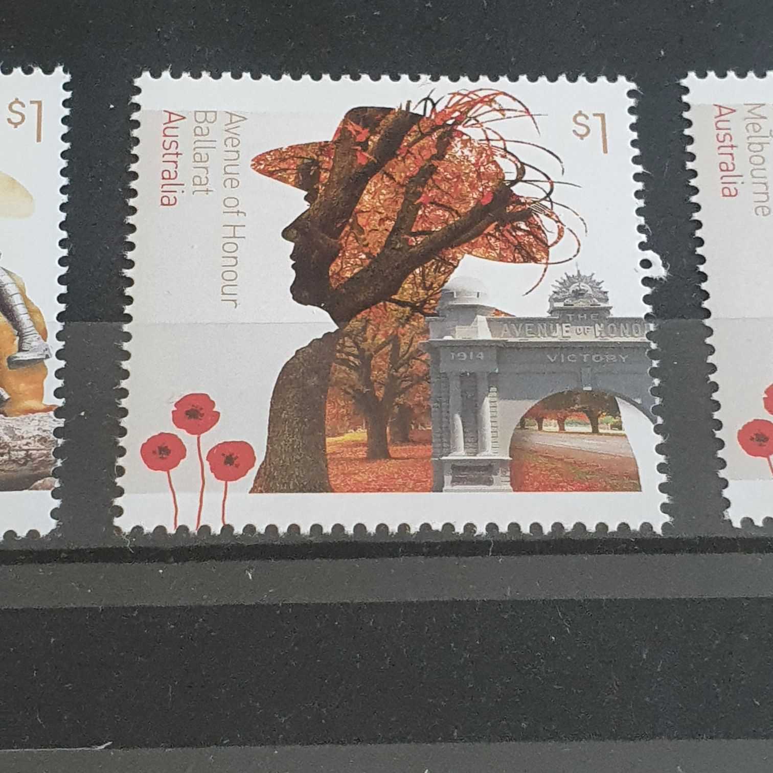 Avenue Of Honour  stamp collectible - Main Image 2