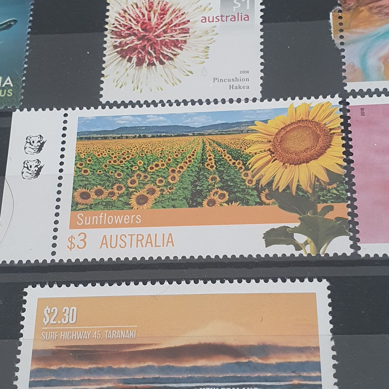 Sunflowers  stamp collectible - Main Image 2