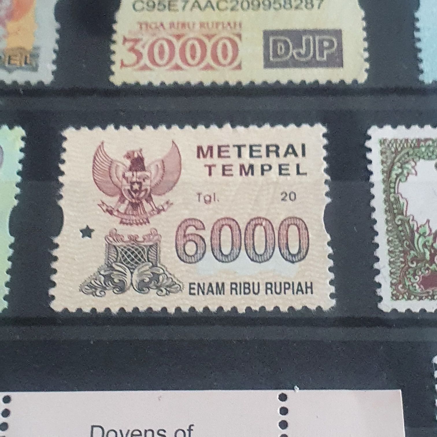 Meterai Tempel  stamp collectible - Main Image 2