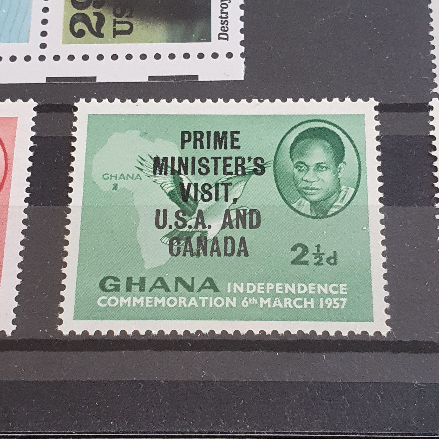 Ghana Independence  stamp collectible - Main Image 2