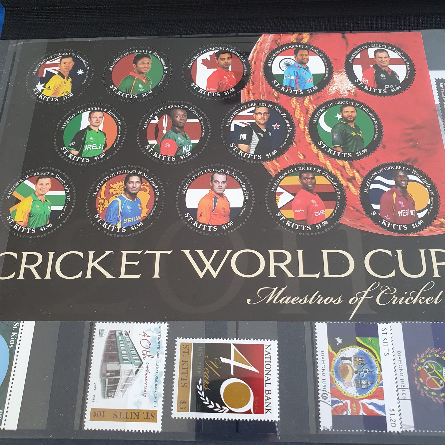 Cricket World Cup  stamp collectible - Main Image 2