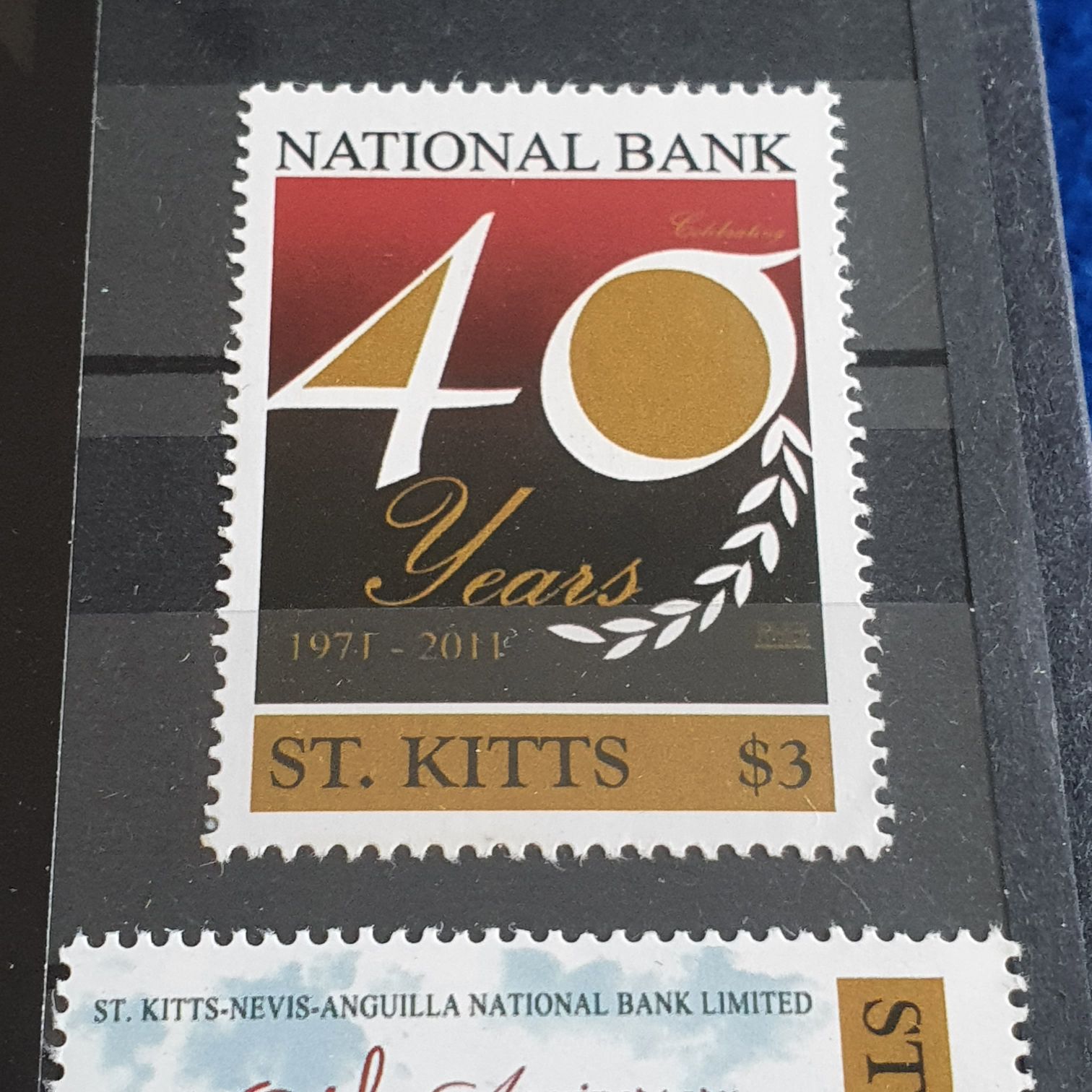 National Bank 40 Years  stamp collectible - Main Image 2