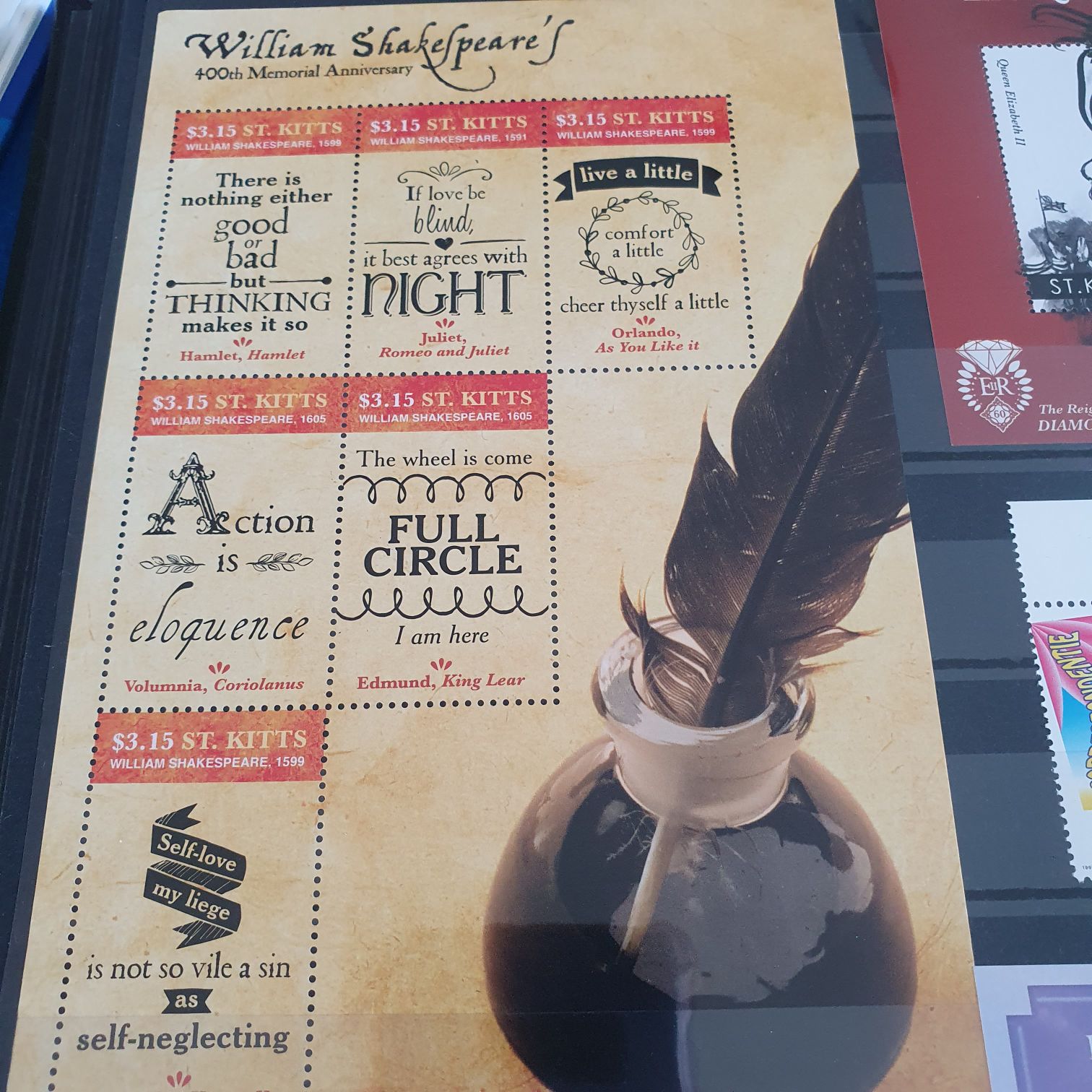 William Shakespeare  stamp collectible - Main Image 2