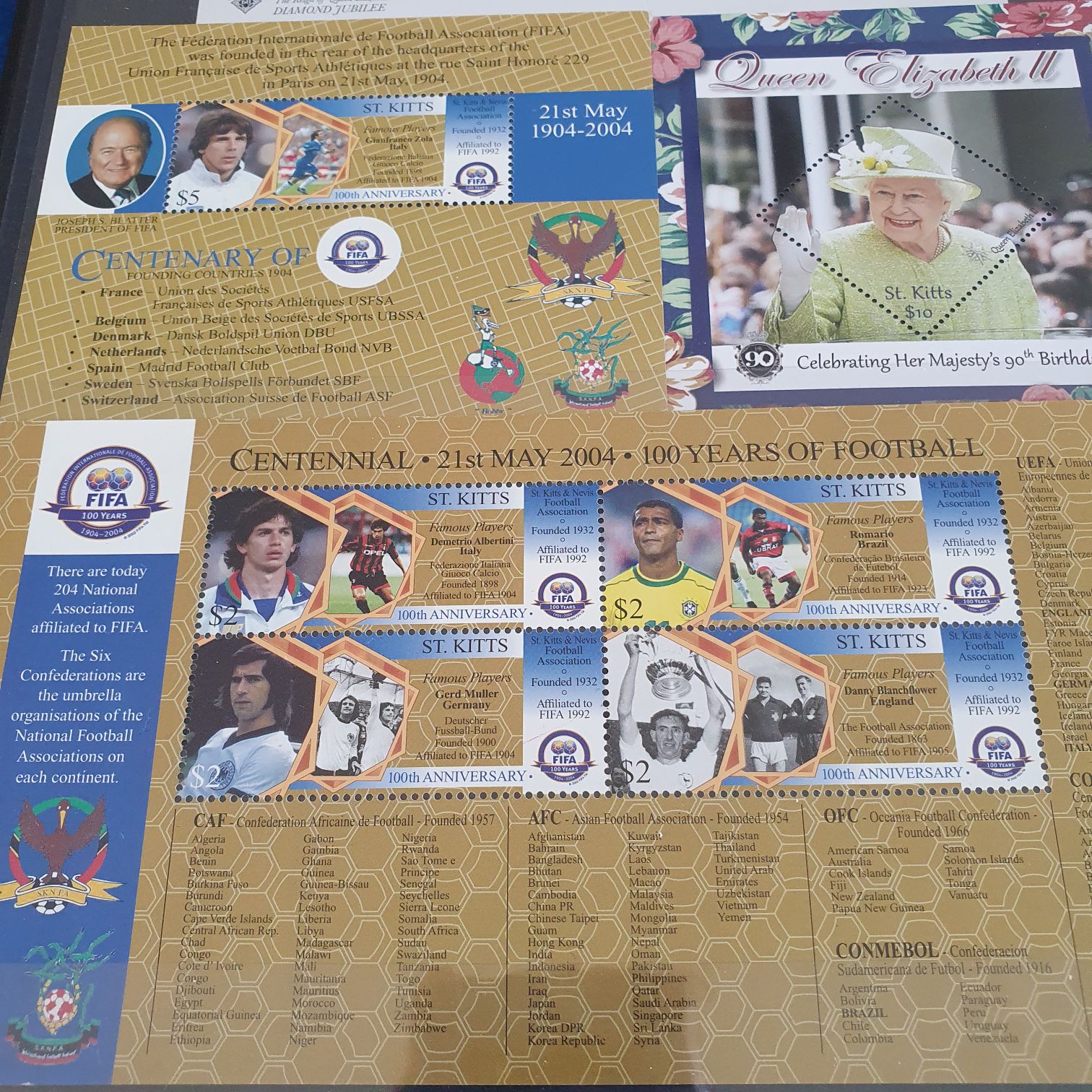 Centenary Of FIFA  stamp collectible - Main Image 2