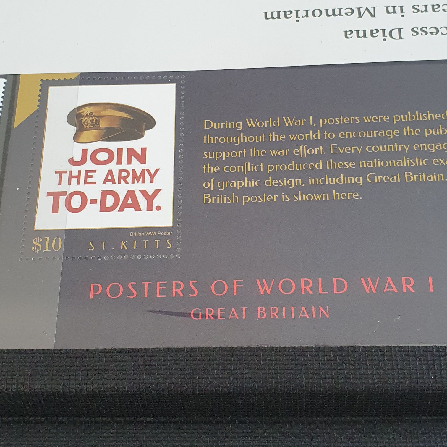 Join The Army To- Day  stamp collectible - Main Image 2