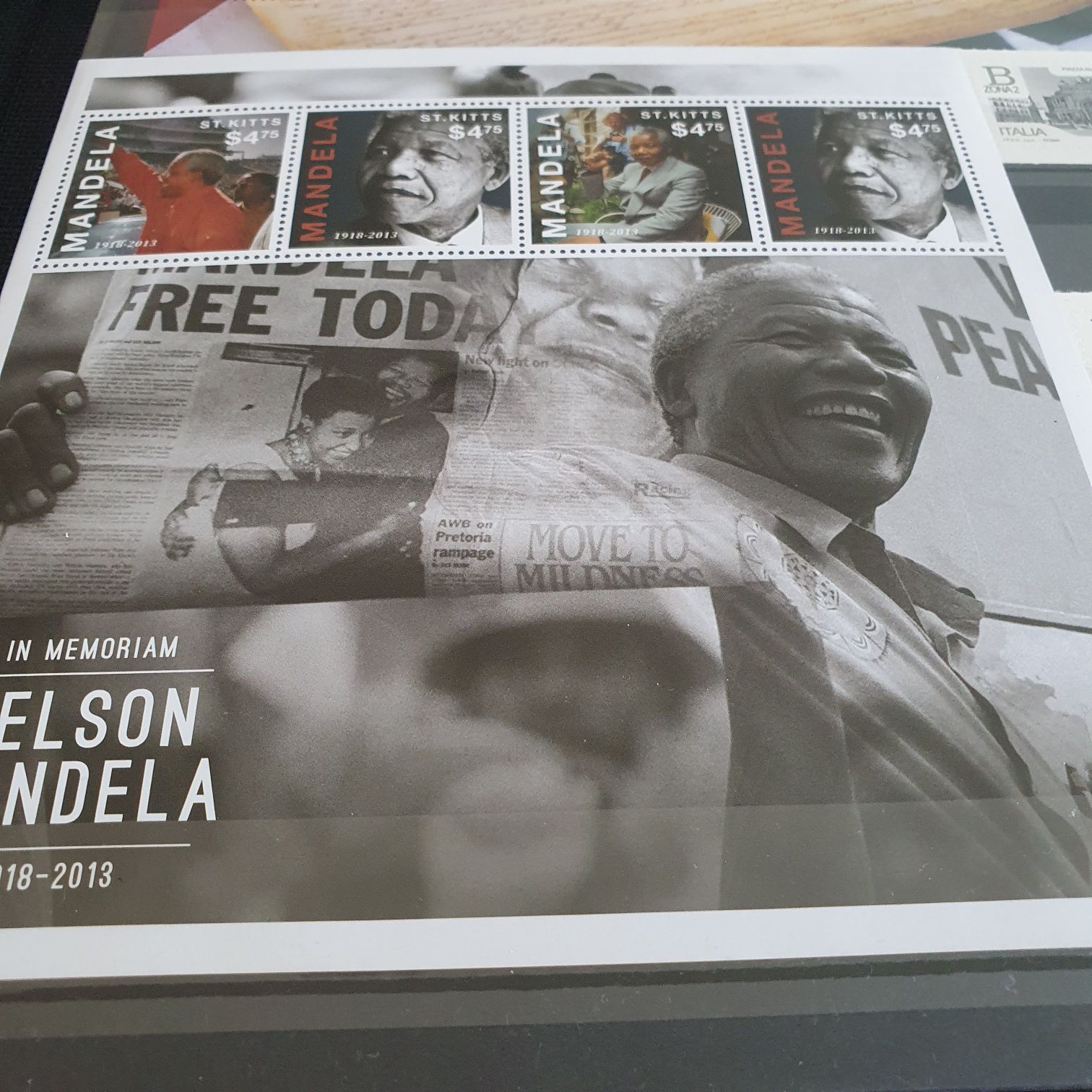 Nelson Mandela  stamp collectible - Main Image 2