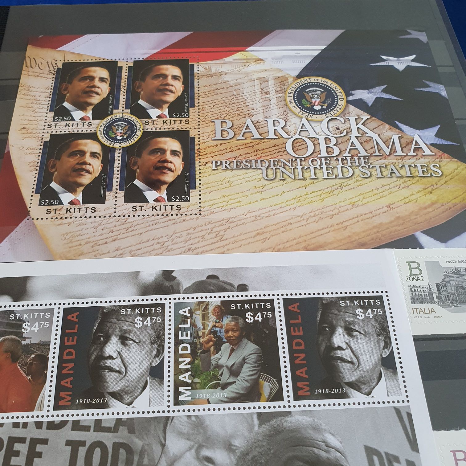 Barack Obama  stamp collectible - Main Image 2