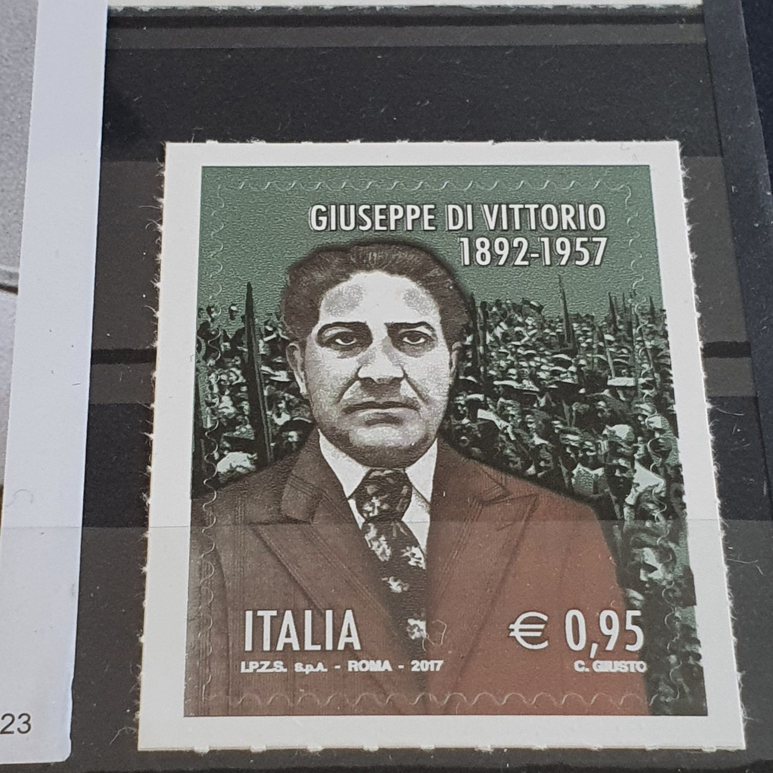 Giuseppe Di Vittorio  stamp collectible - Main Image 2