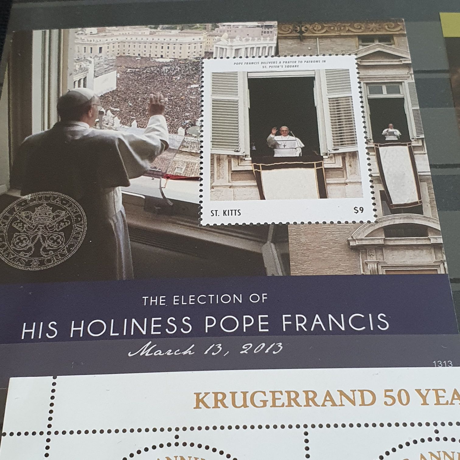 The Election Of Hos Holines Pope Francis  stamp collectible - Main Image 2