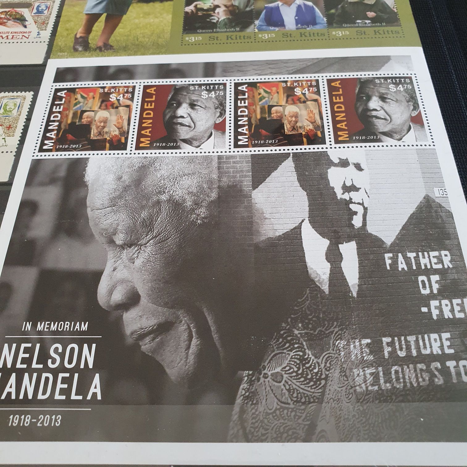 Nelson Mandela  stamp collectible - Main Image 2