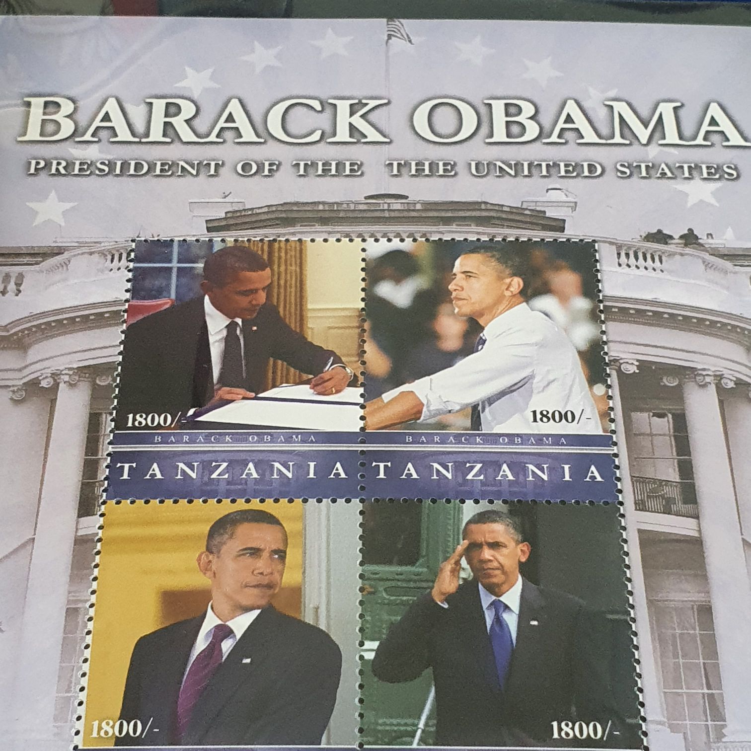 Barack Obama  stamp collectible - Main Image 2