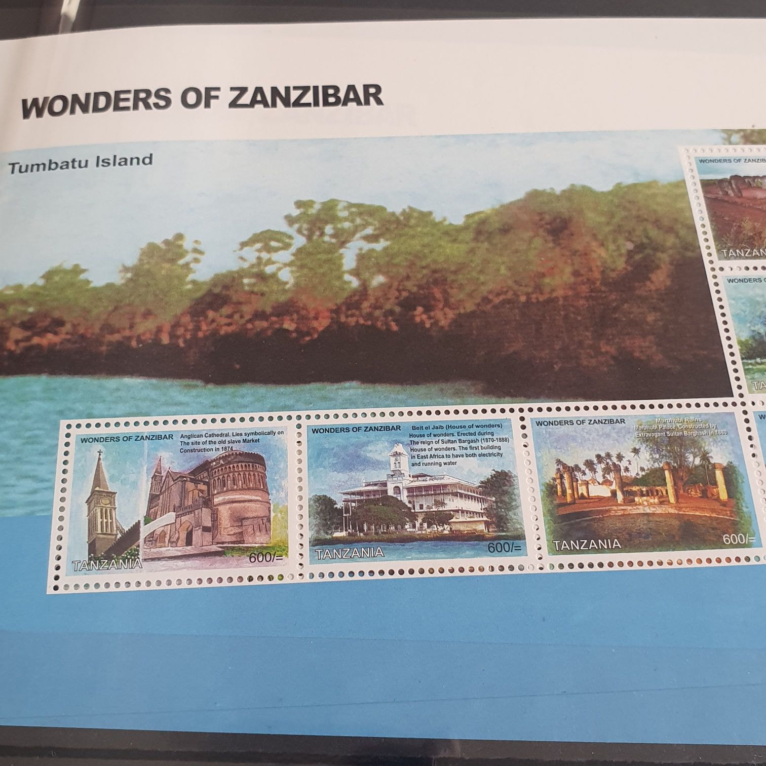 Wonders Of Zanzibar  stamp collectible - Main Image 2