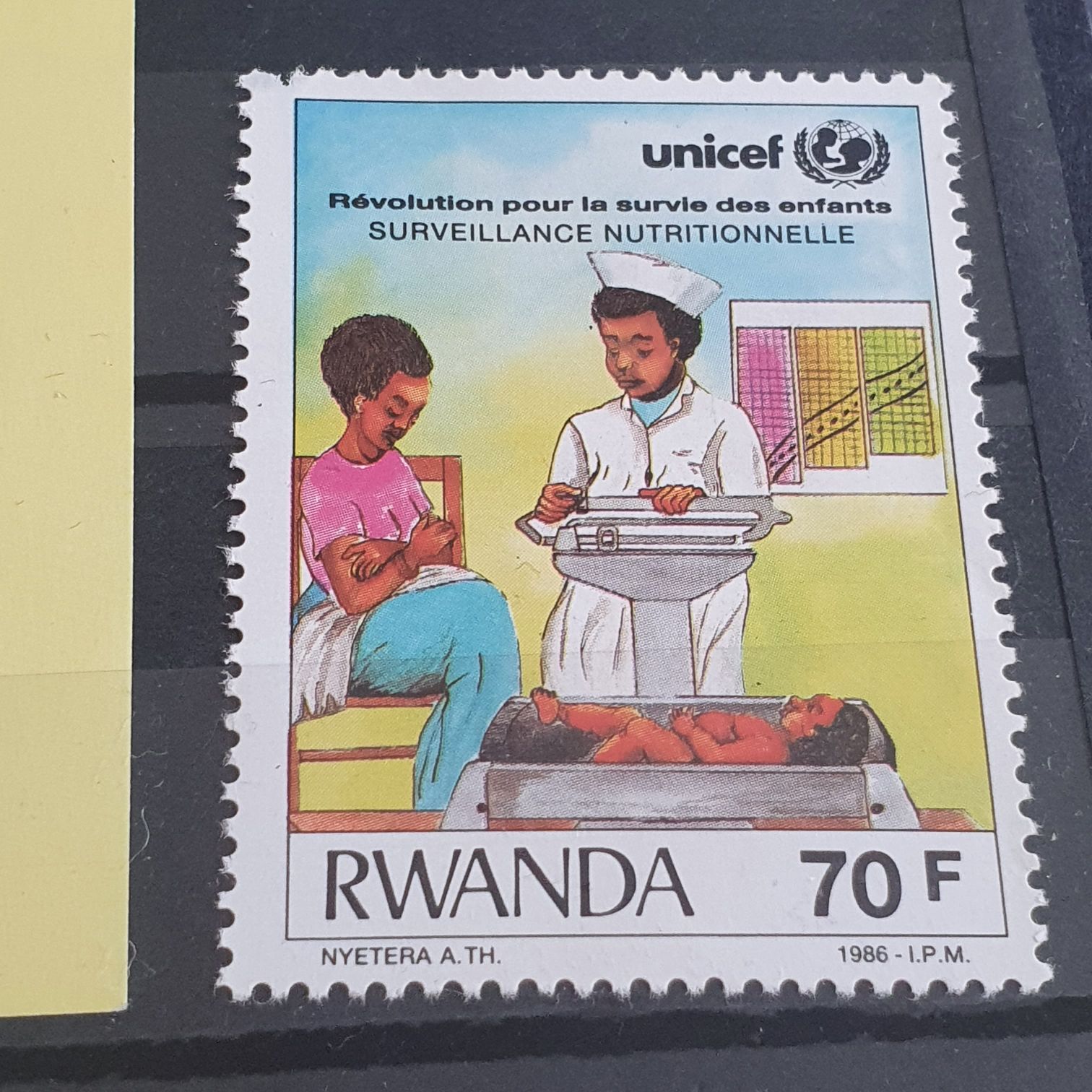 Revolution Pour La Survie Des Enfants  stamp collectible - Main Image 2