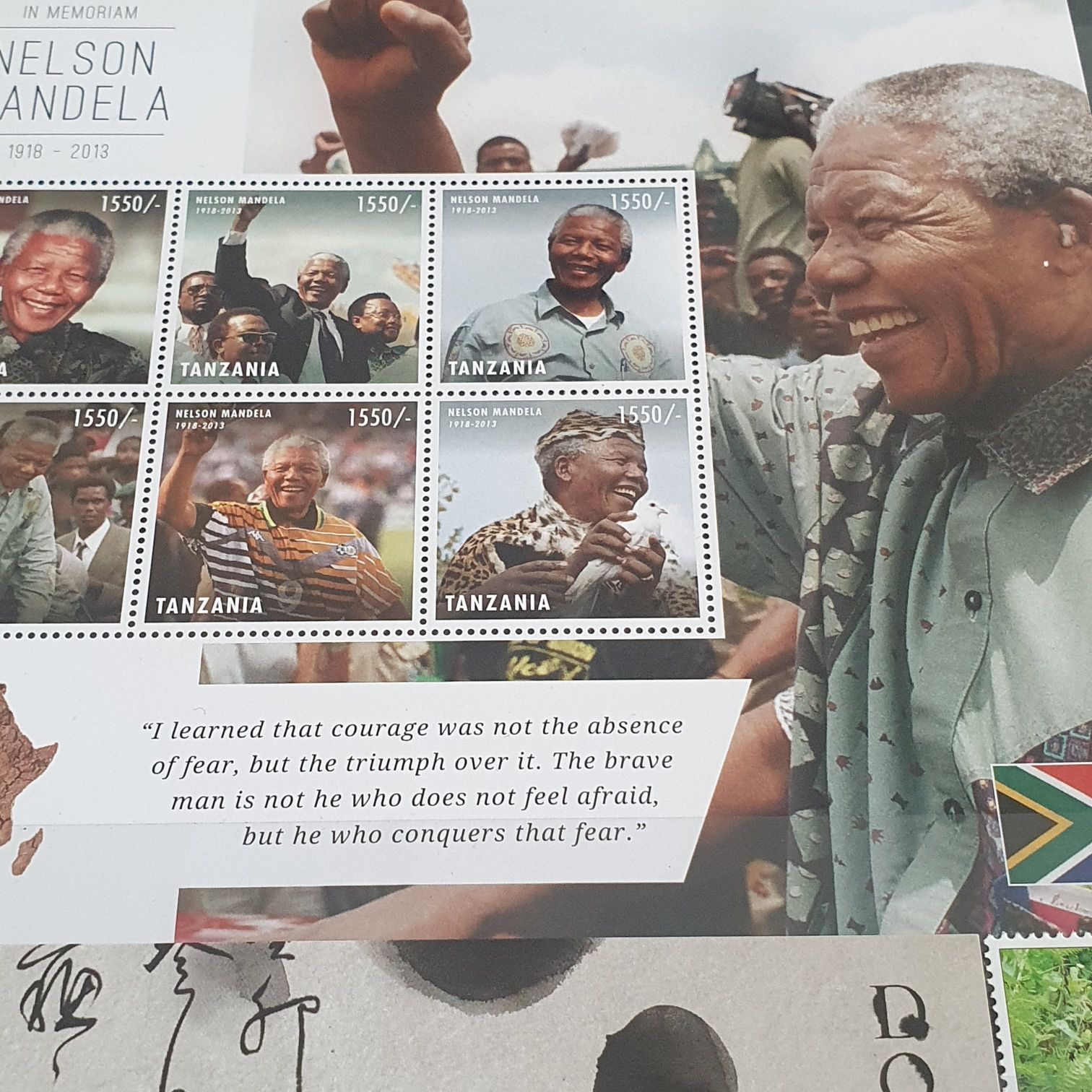 Nelson Mandela  stamp collectible - Main Image 2