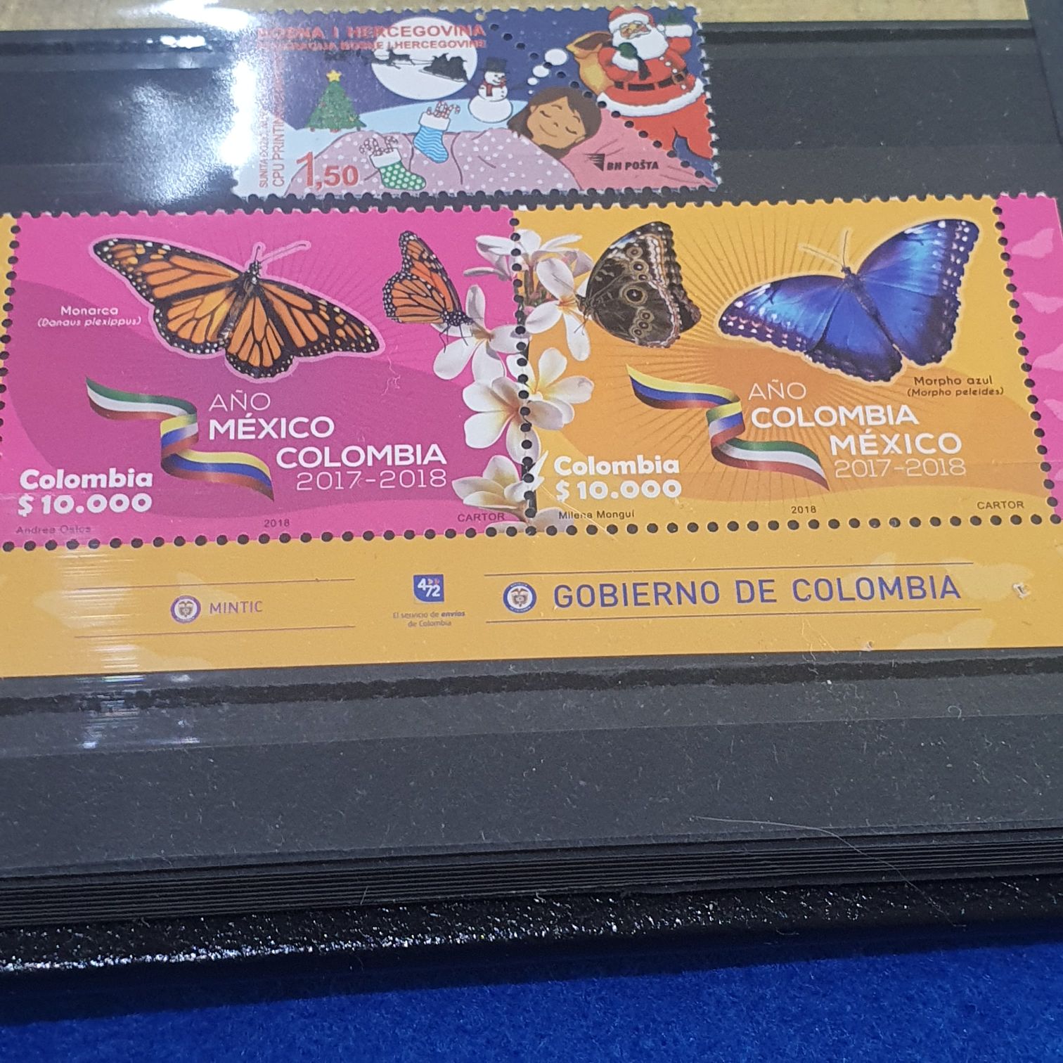 México Colombia  stamp collectible - Main Image 2