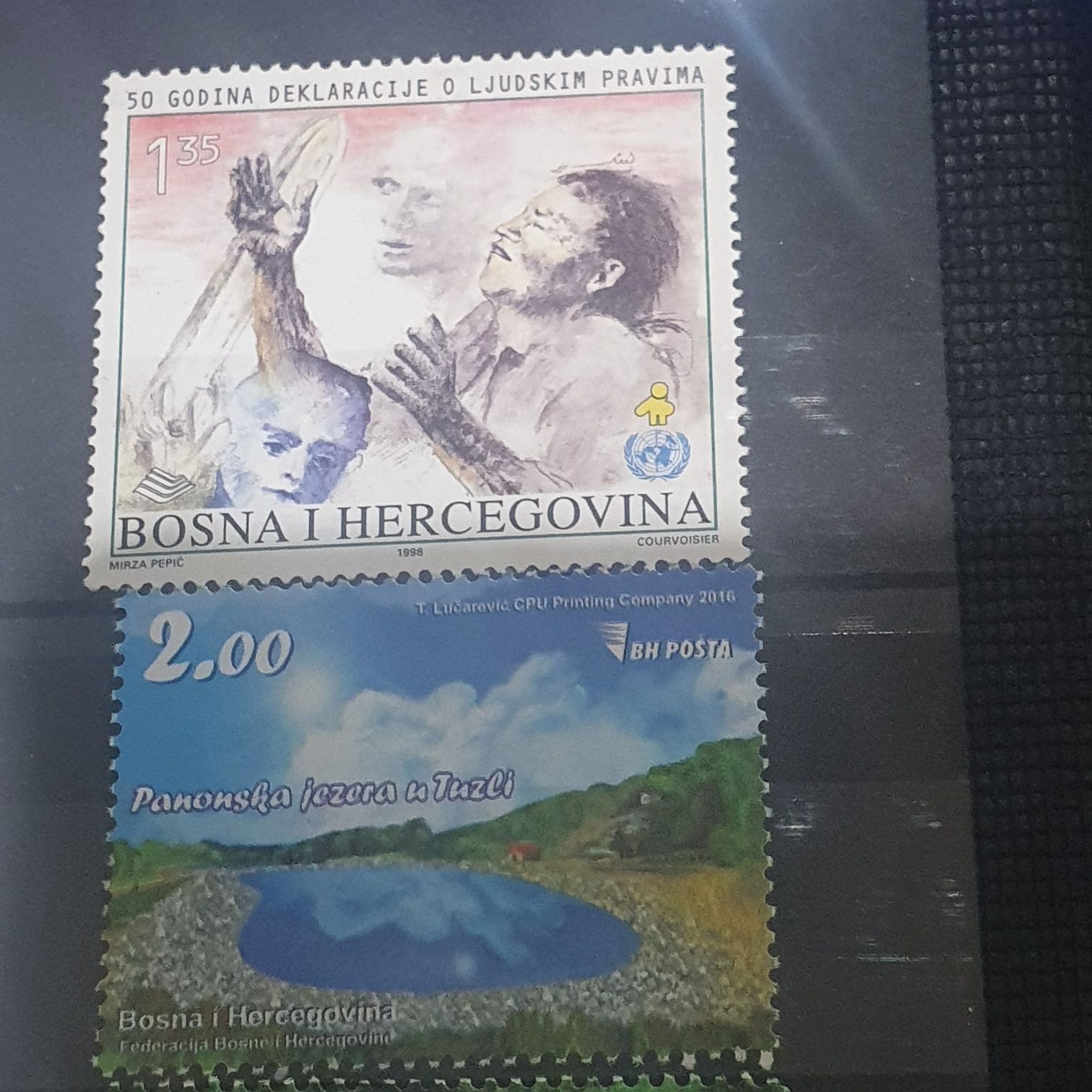 50 Godina Declaracije O Ljudskim  stamp collectible - Main Image 2