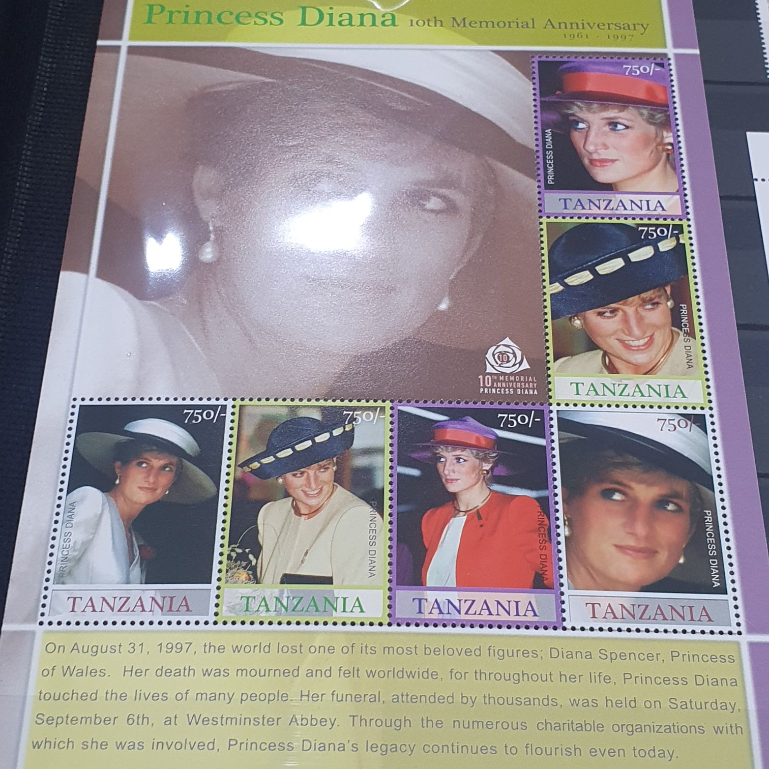 Princess Diana  stamp collectible - Main Image 2