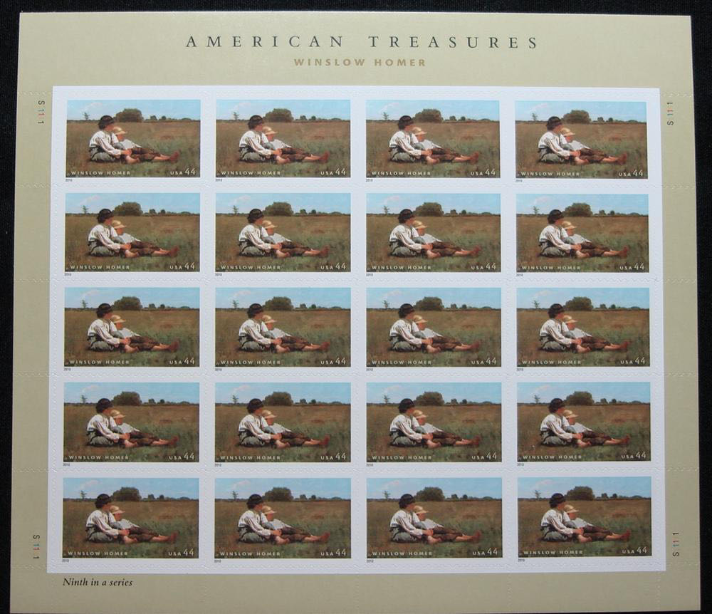 4473 American Treasures — Winslow Homer  stamp collectible - Main Image 2