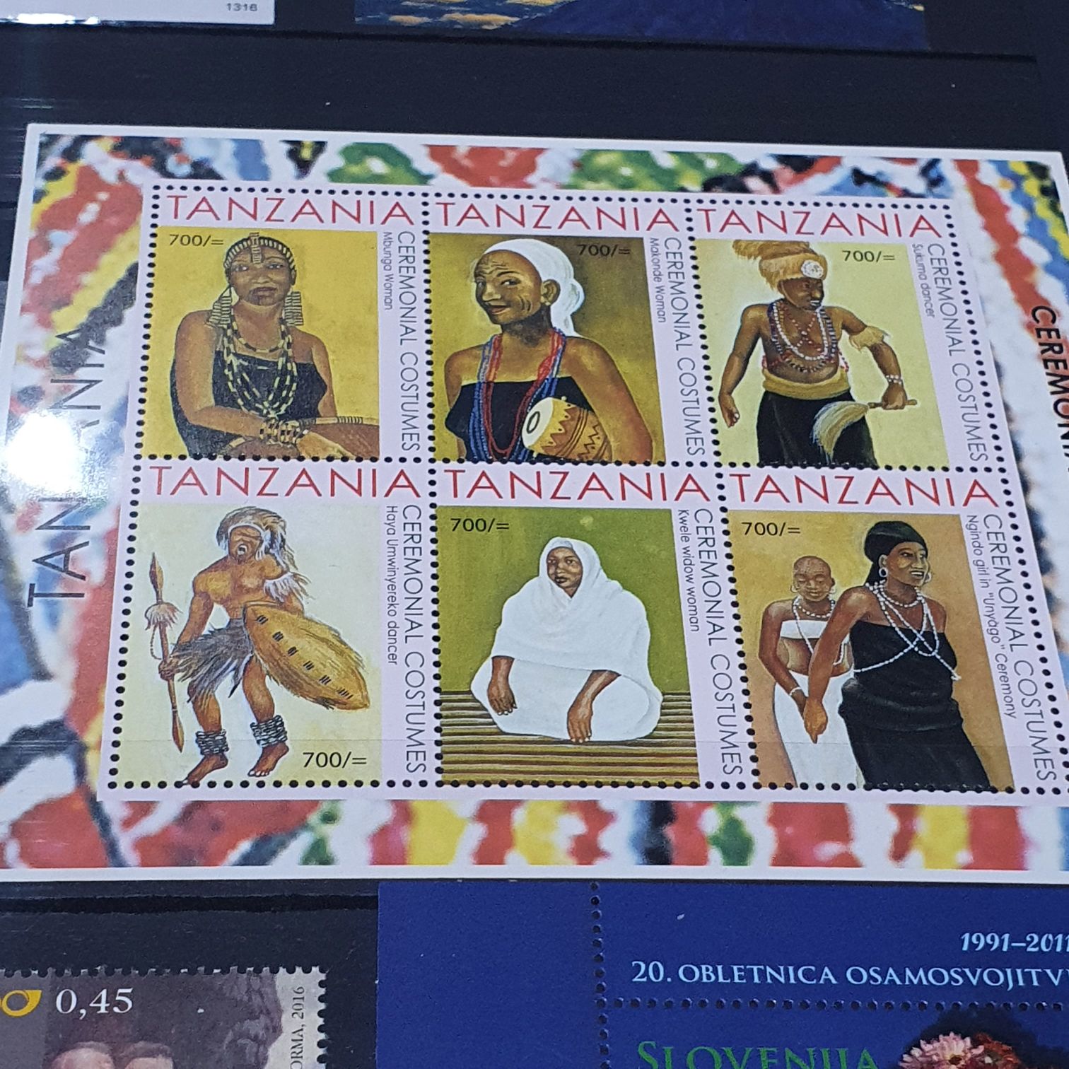 Ceremonial Costumes  stamp collectible - Main Image 2