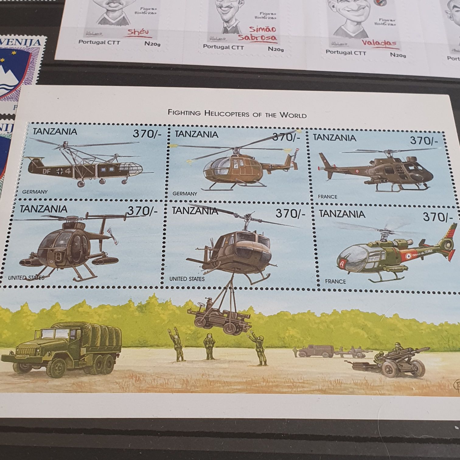 Fighting Helicopters Of The World  stamp collectible - Main Image 2