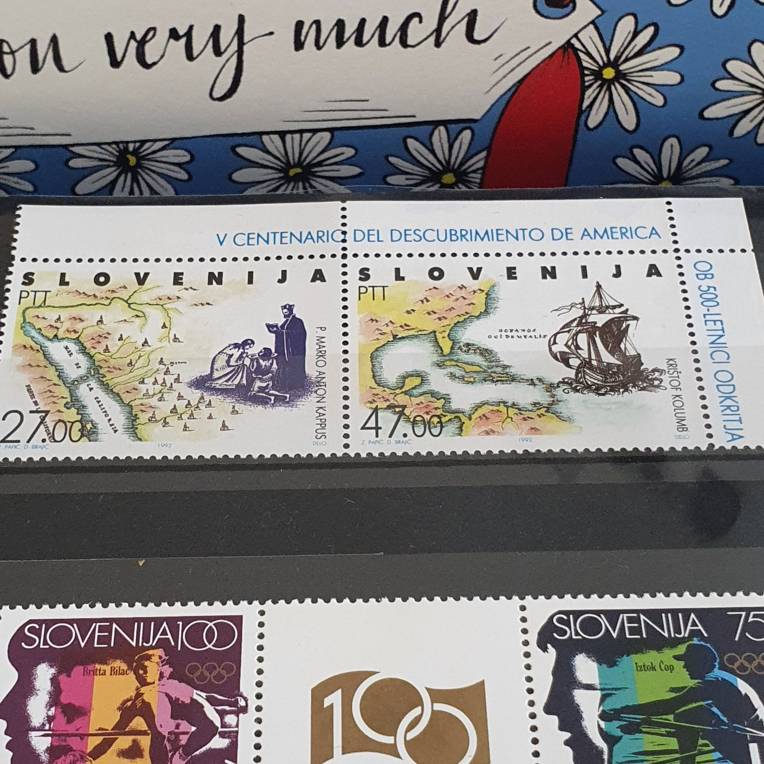 V Centenario Del Descubrimiento De America  stamp collectible - Main Image 2