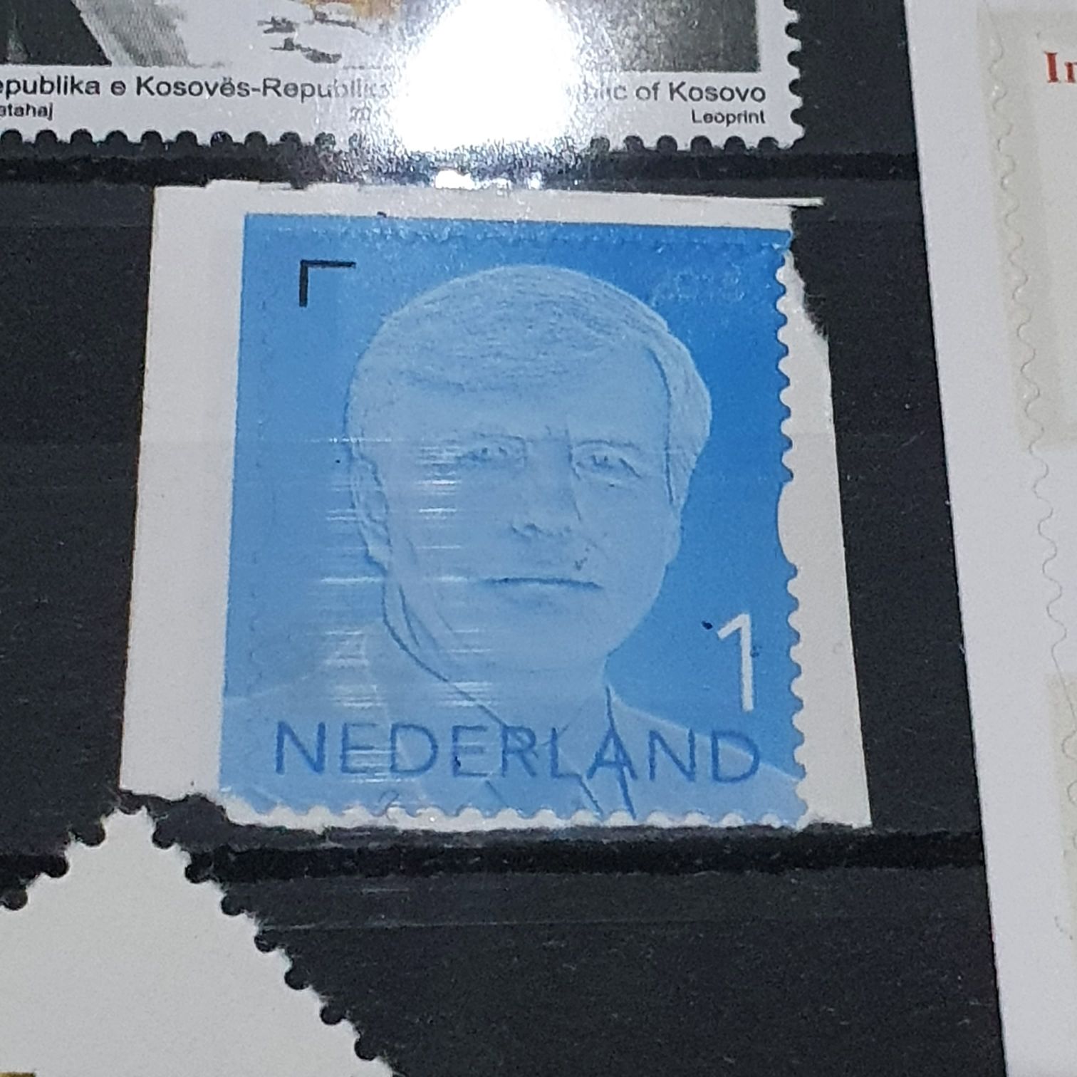 US Revenue Stamps: 1 Cent Pale Blue