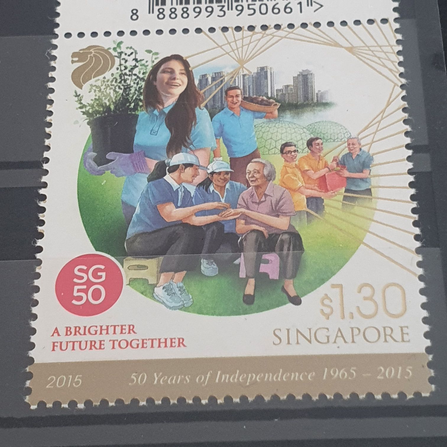 A Brighter Future Together  stamp collectible - Main Image 2