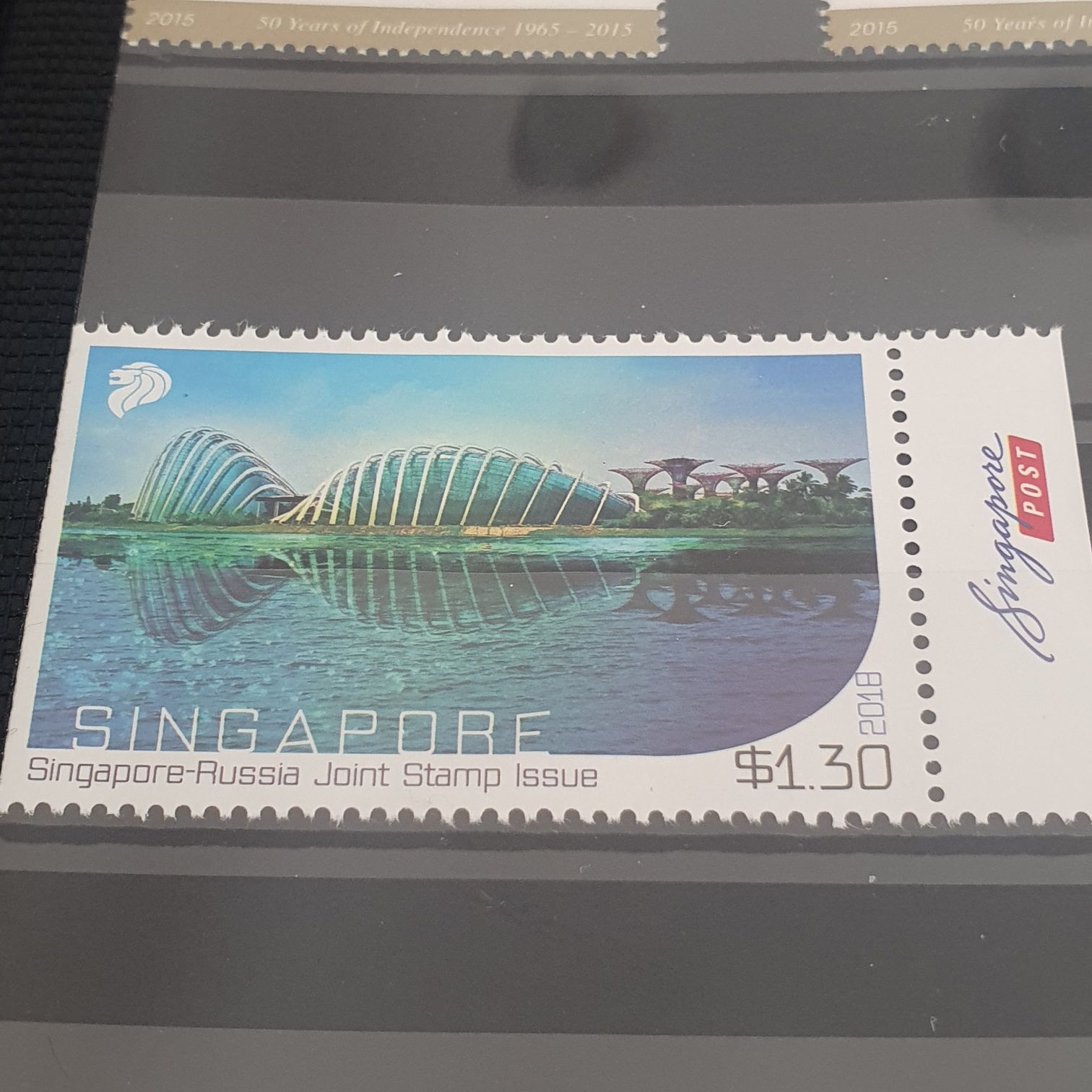 Singapore - Russia  stamp collectible - Main Image 2