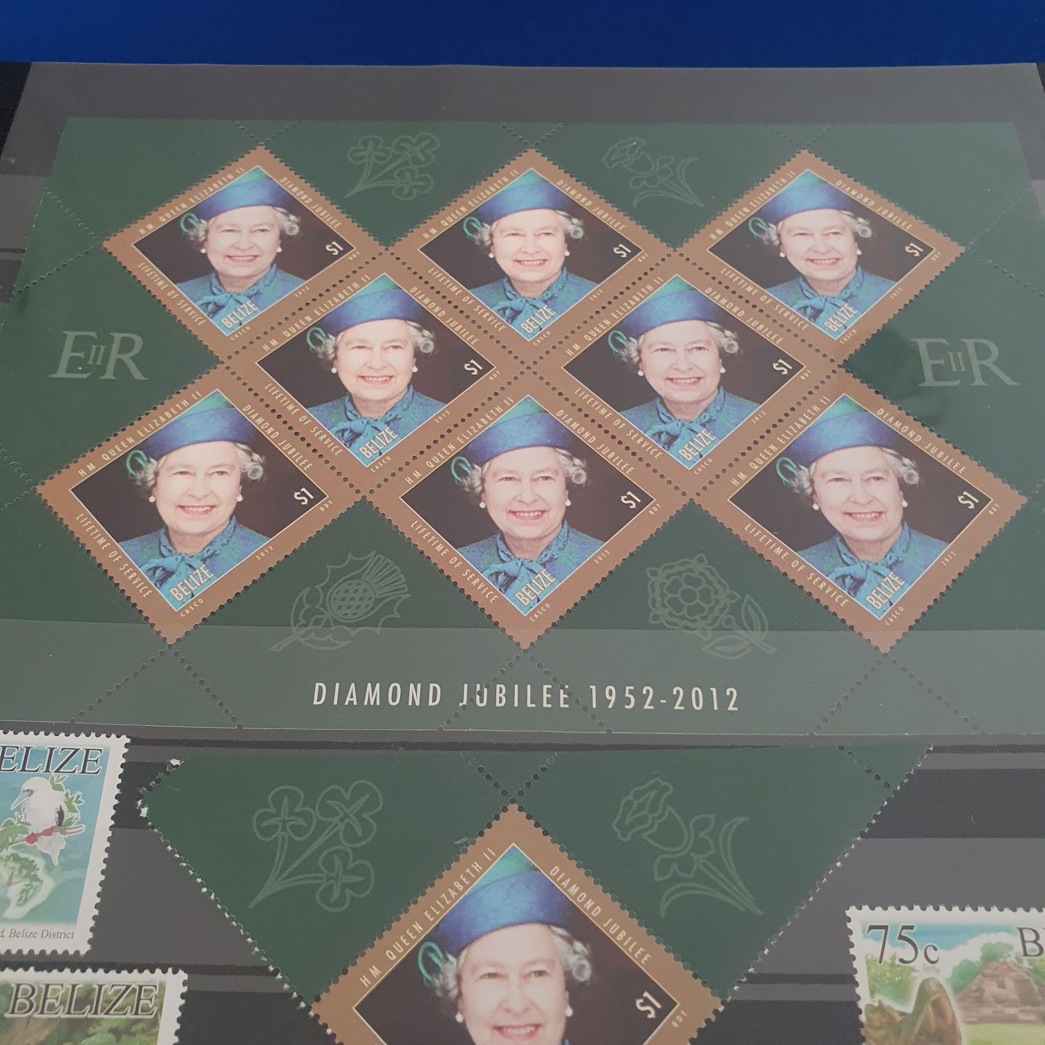 Diamond Jubilee 1952-2012  stamp collectible - Main Image 2