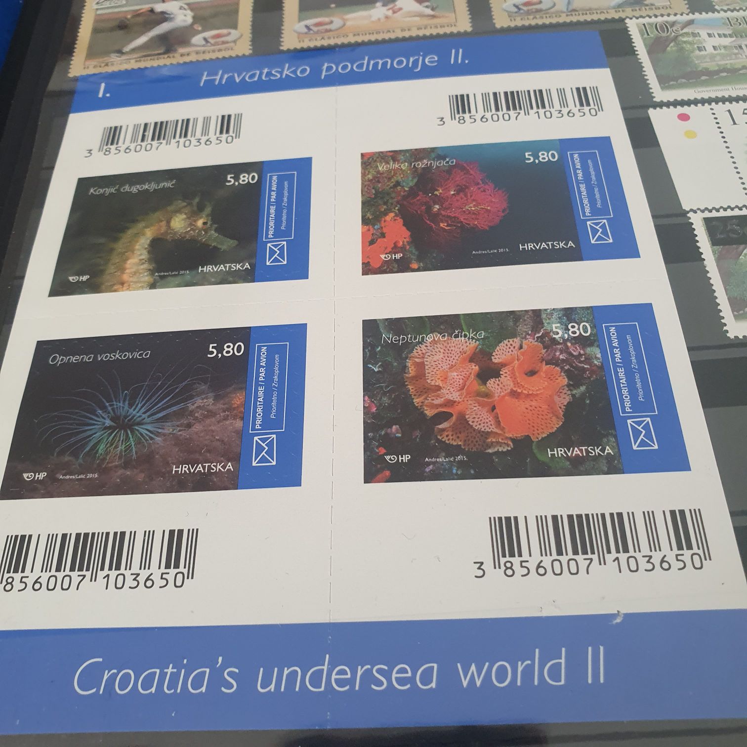 Croatia’s Undersea World  stamp collectible - Main Image 2