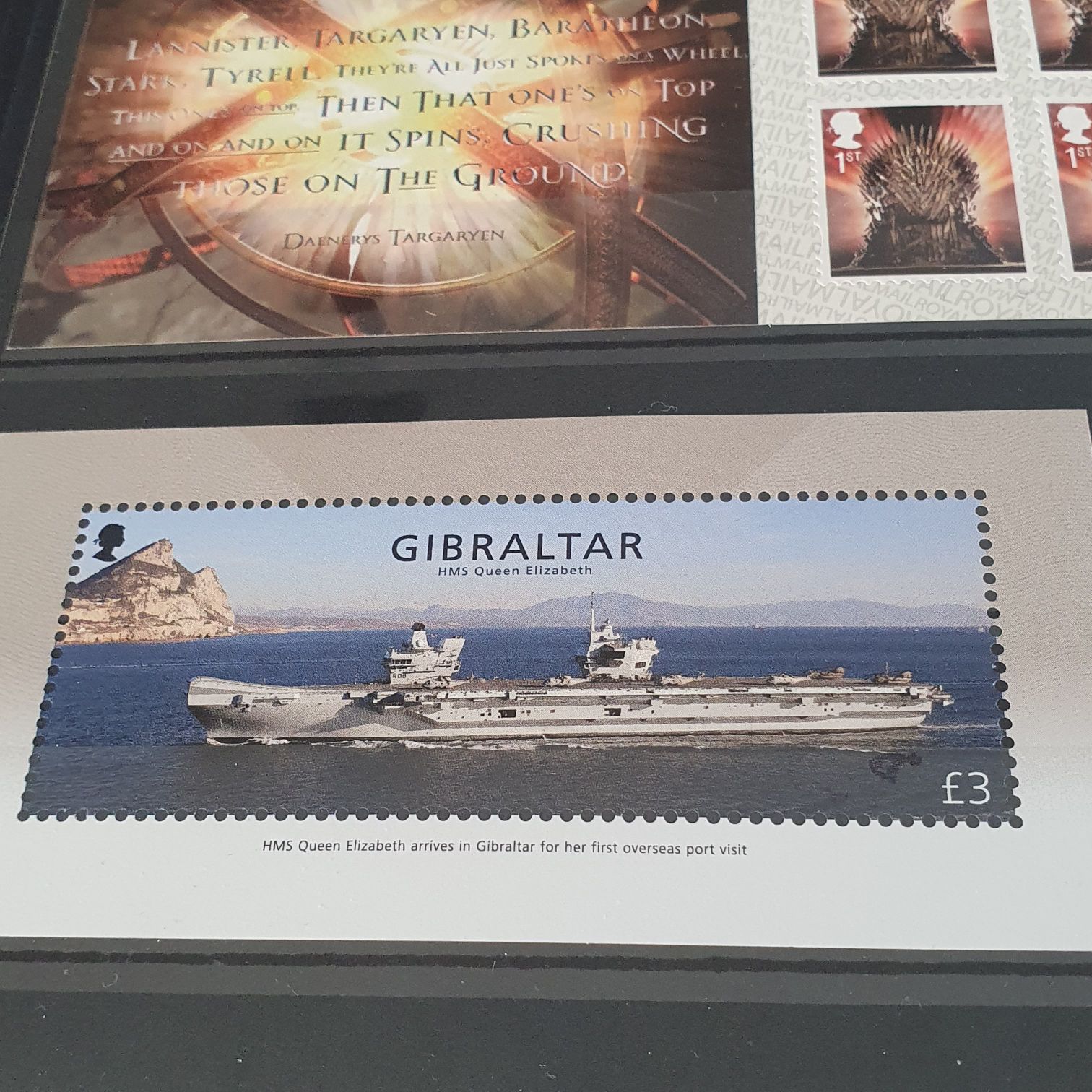 HMS Queen Elizabeth  stamp collectible - Main Image 2