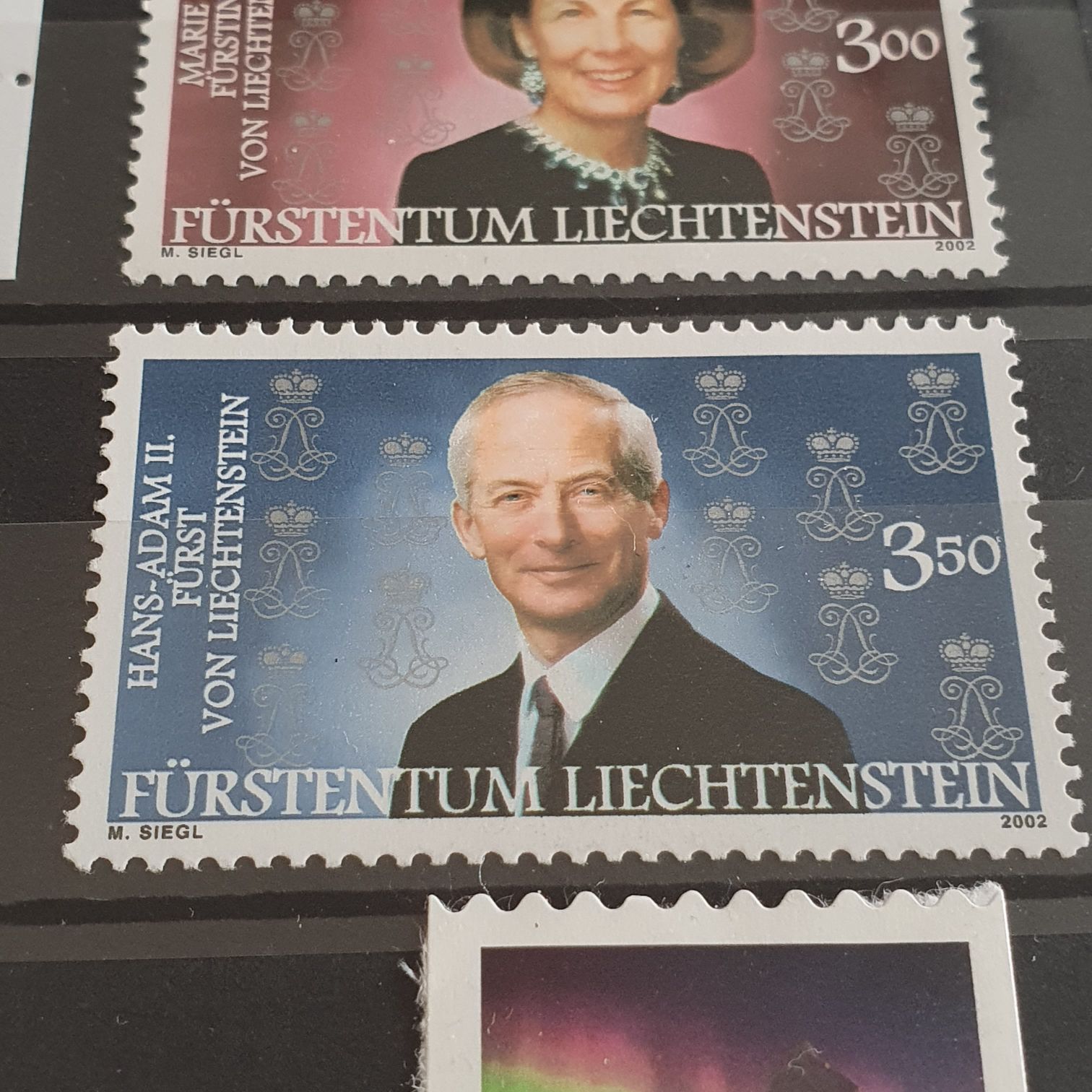 Hans Adam II  stamp collectible - Main Image 2