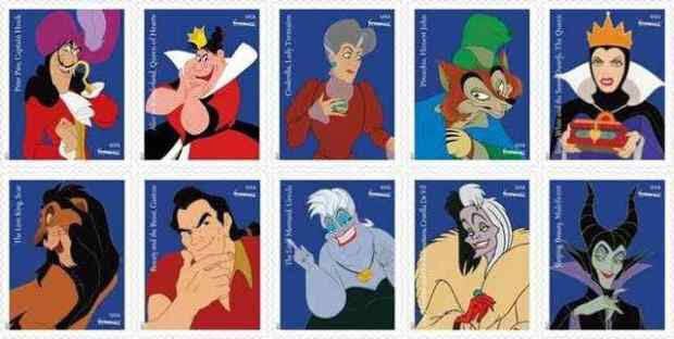 Disney Villains American Commemortive Panel  stamp collectible - Main Image 3