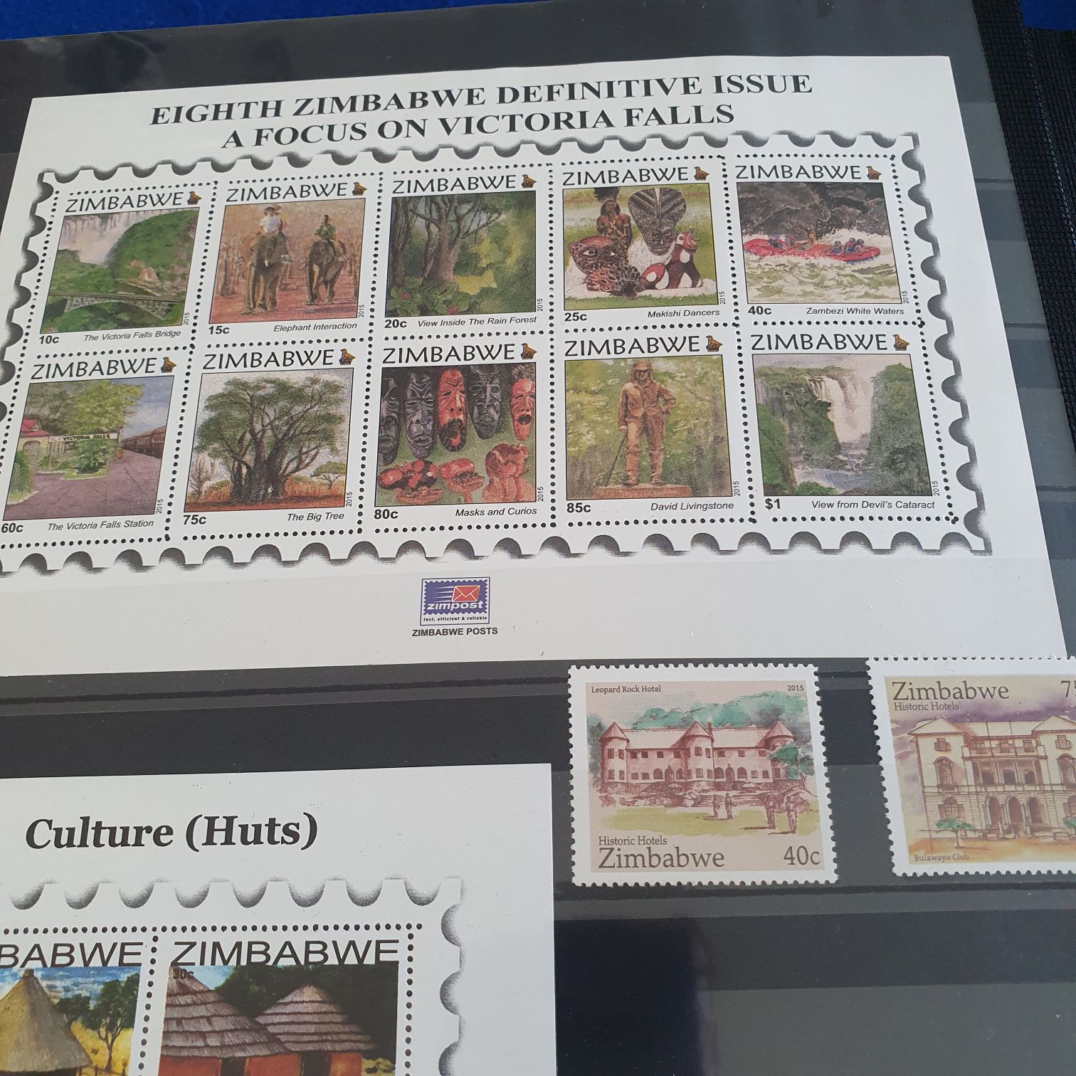 Eighth Zimbabwe Definitive Issue A Focus On Victoria Falls  stamp collectible - Main Image 2