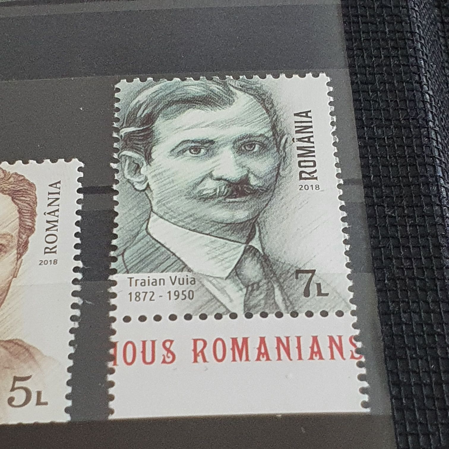 Traian Vuia  stamp collectible - Main Image 2