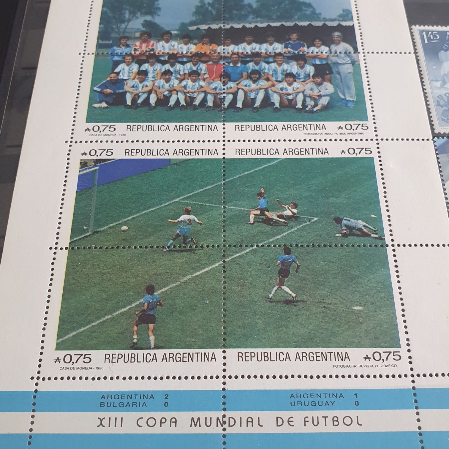 XIII Copa Mundial De Fútbol  stamp collectible - Main Image 2