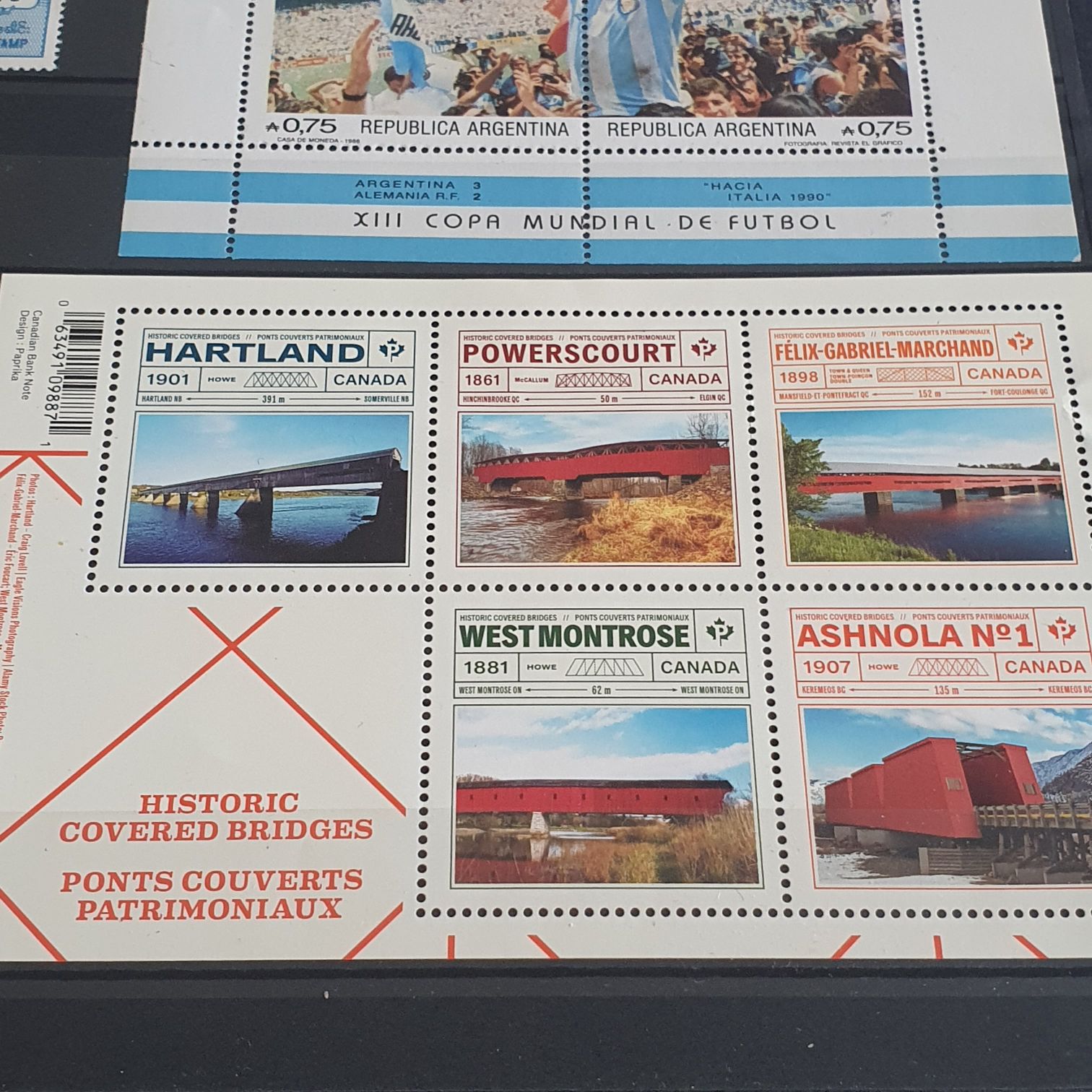 Historic Covered Bridges  stamp collectible - Main Image 2