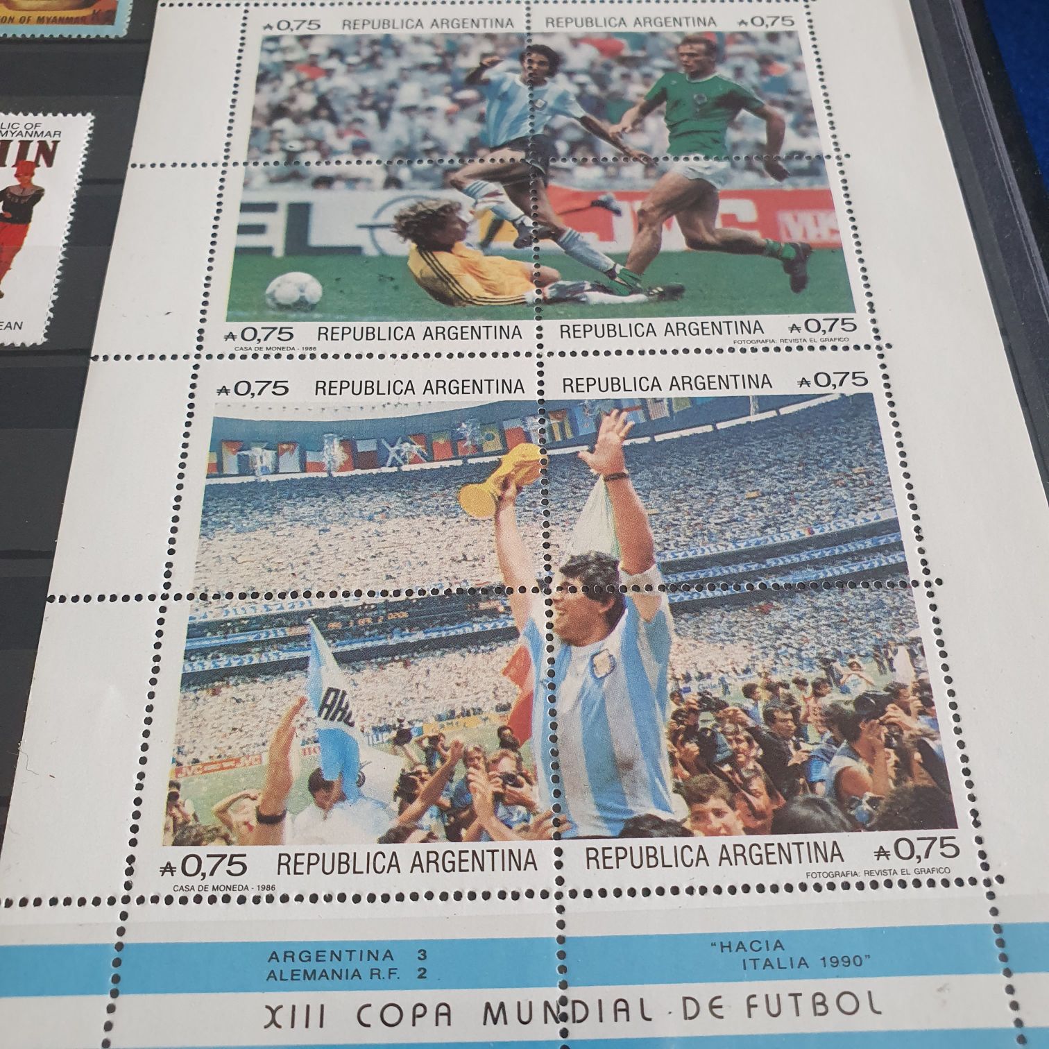 XIII Copa Mundial De Fútbol  stamp collectible - Main Image 2