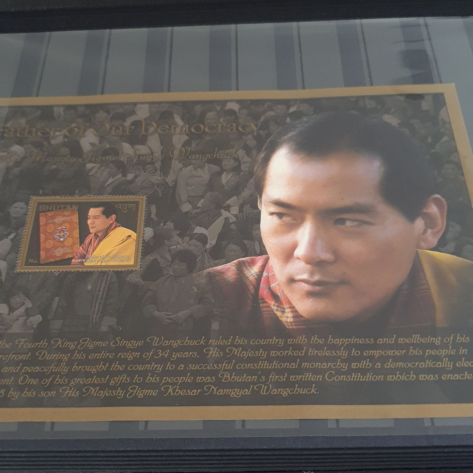 Father Of Our Democracy  stamp collectible - Main Image 2