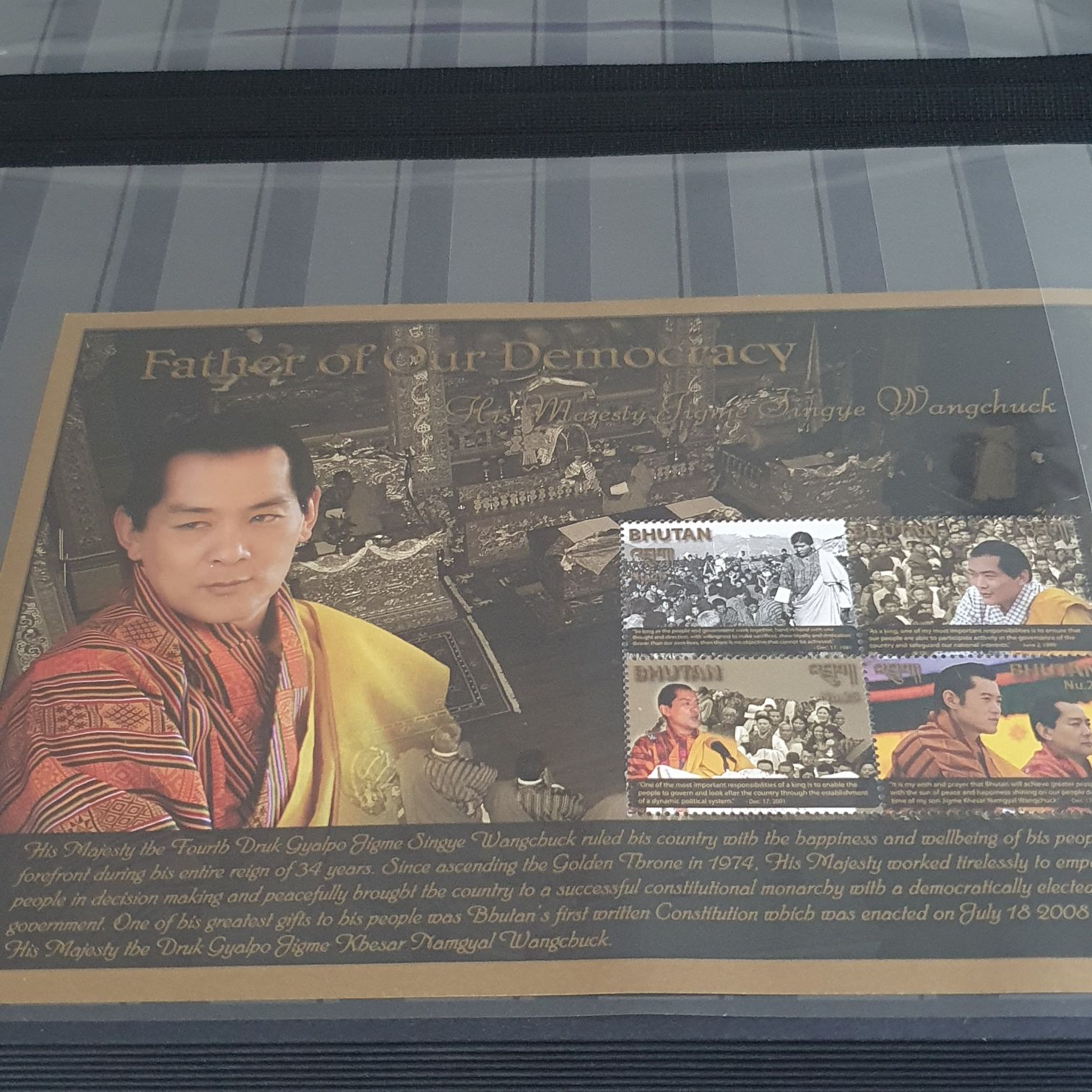 Father Of Our Democracy  stamp collectible - Main Image 2