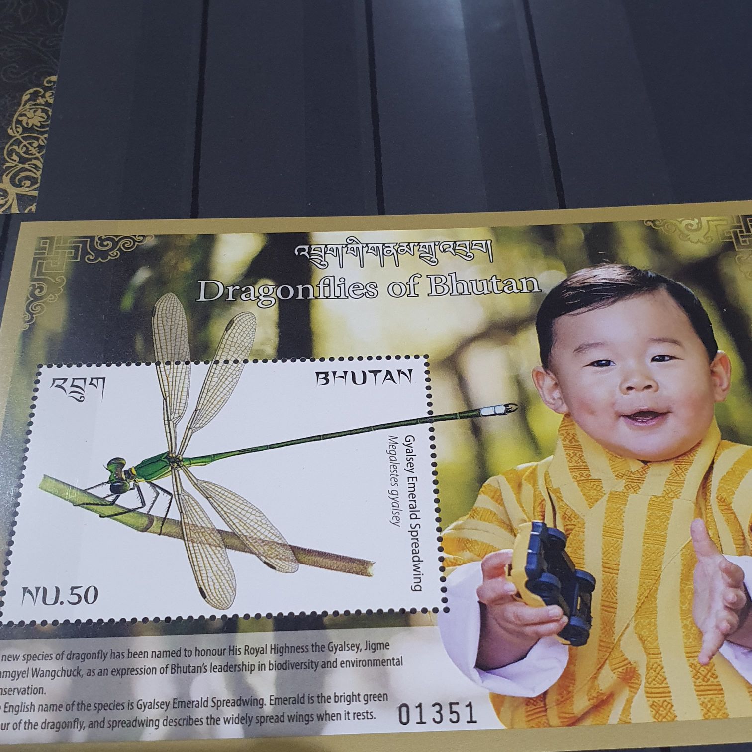 Dragonflies Of Bhutan  stamp collectible - Main Image 2