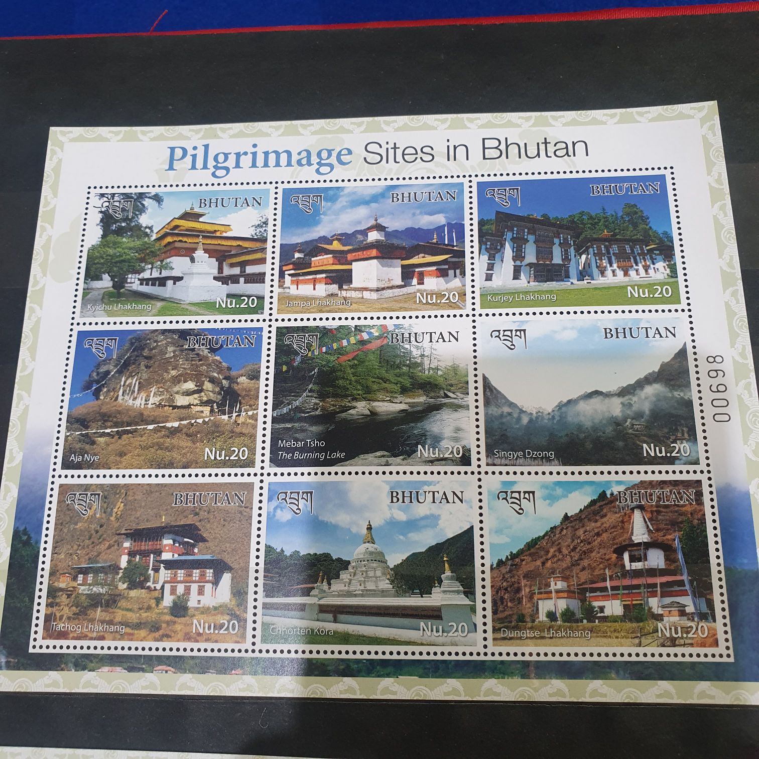 Pilgrimage Sites In Bhutan  stamp collectible - Main Image 2